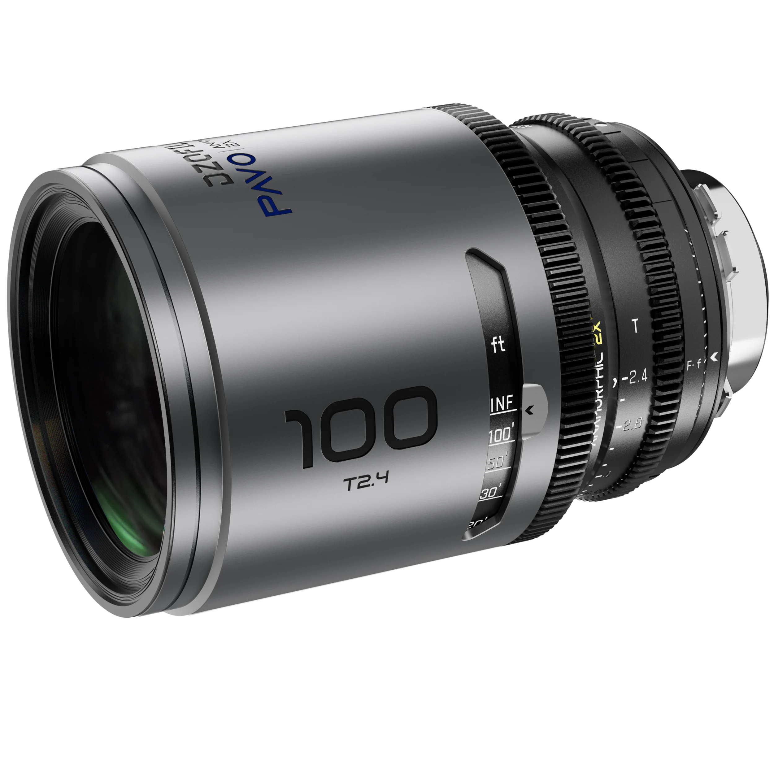 עדשה אנמורפית 100 מ"מ T2.4 ציפוי כחול DZOFILM PAVO