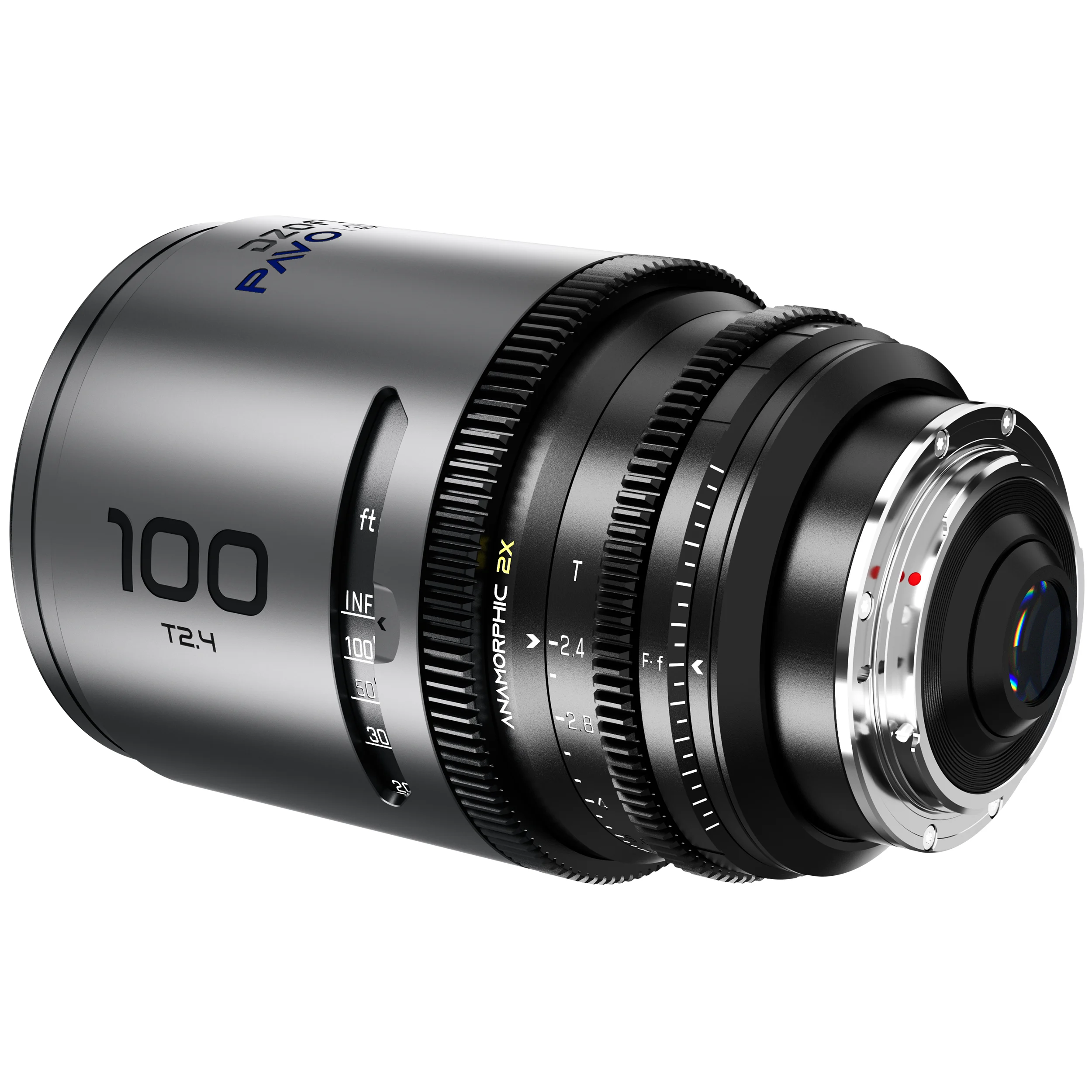 עדשה אנמורפית 100 מ"מ T2.4 ציפוי כחול DZOFILM PAVO