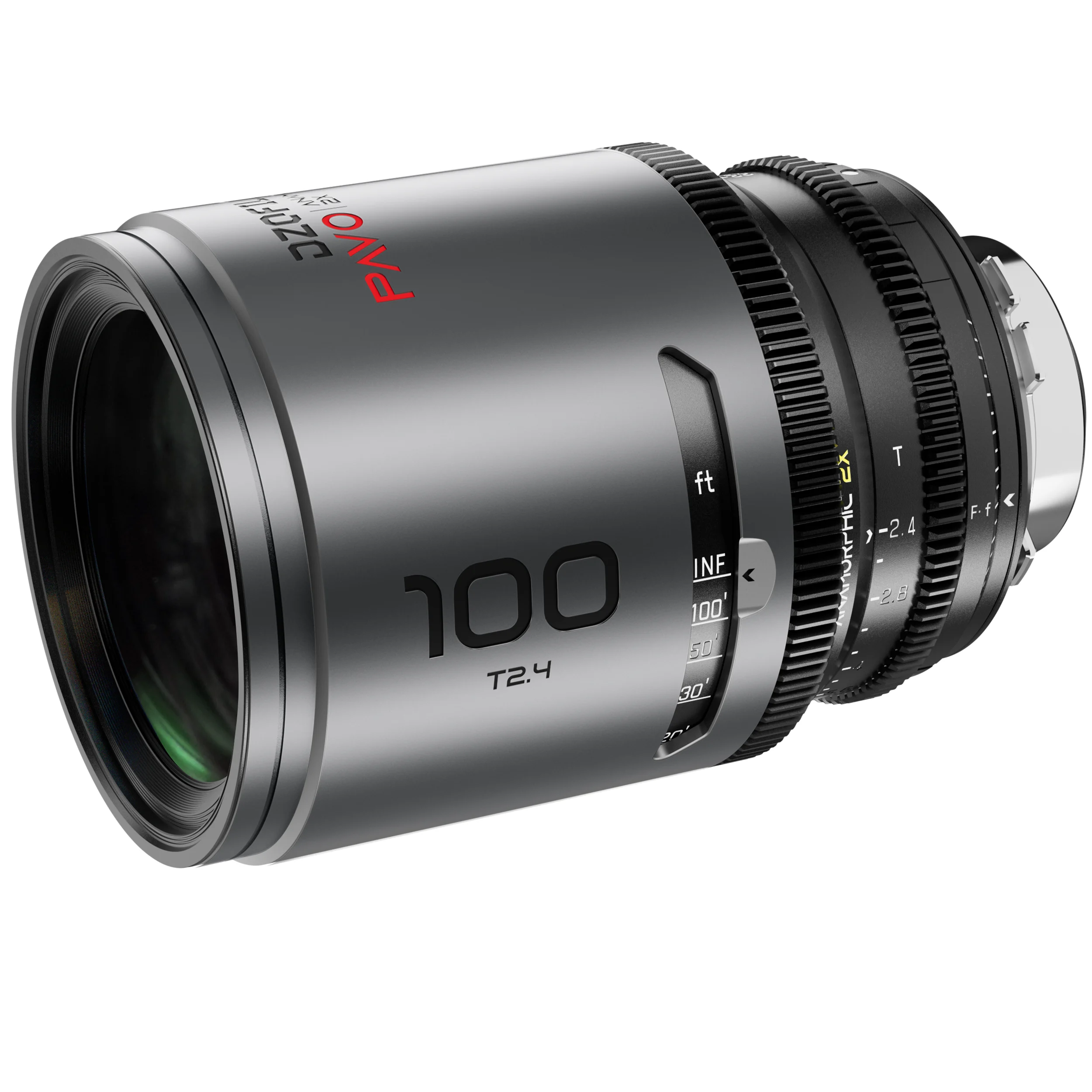 עדשה אנמורפית 100 מ"מ T2.4 ציפוי טבעי DZOFILM PAVO