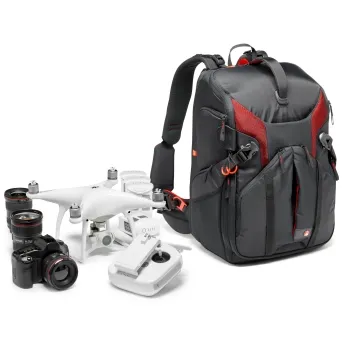 תיק גב למצלמה Manfrotto Pro Light camera backpack 3N1-36 for DSLR/C100/DJI Phantom