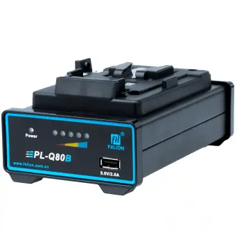 מטען מהיר לסוללת FXLION PL-Q80B V-Mount