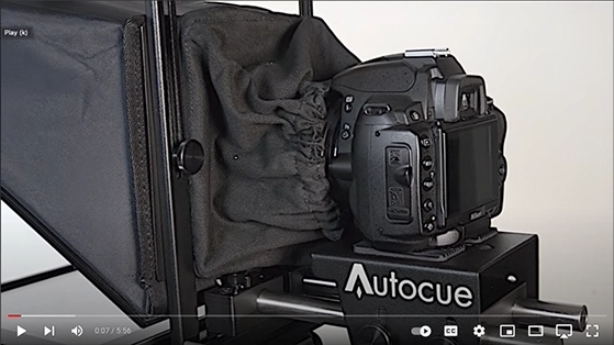 טלפרומפטר Autocue DSLR Starter Series iPad Bundle
