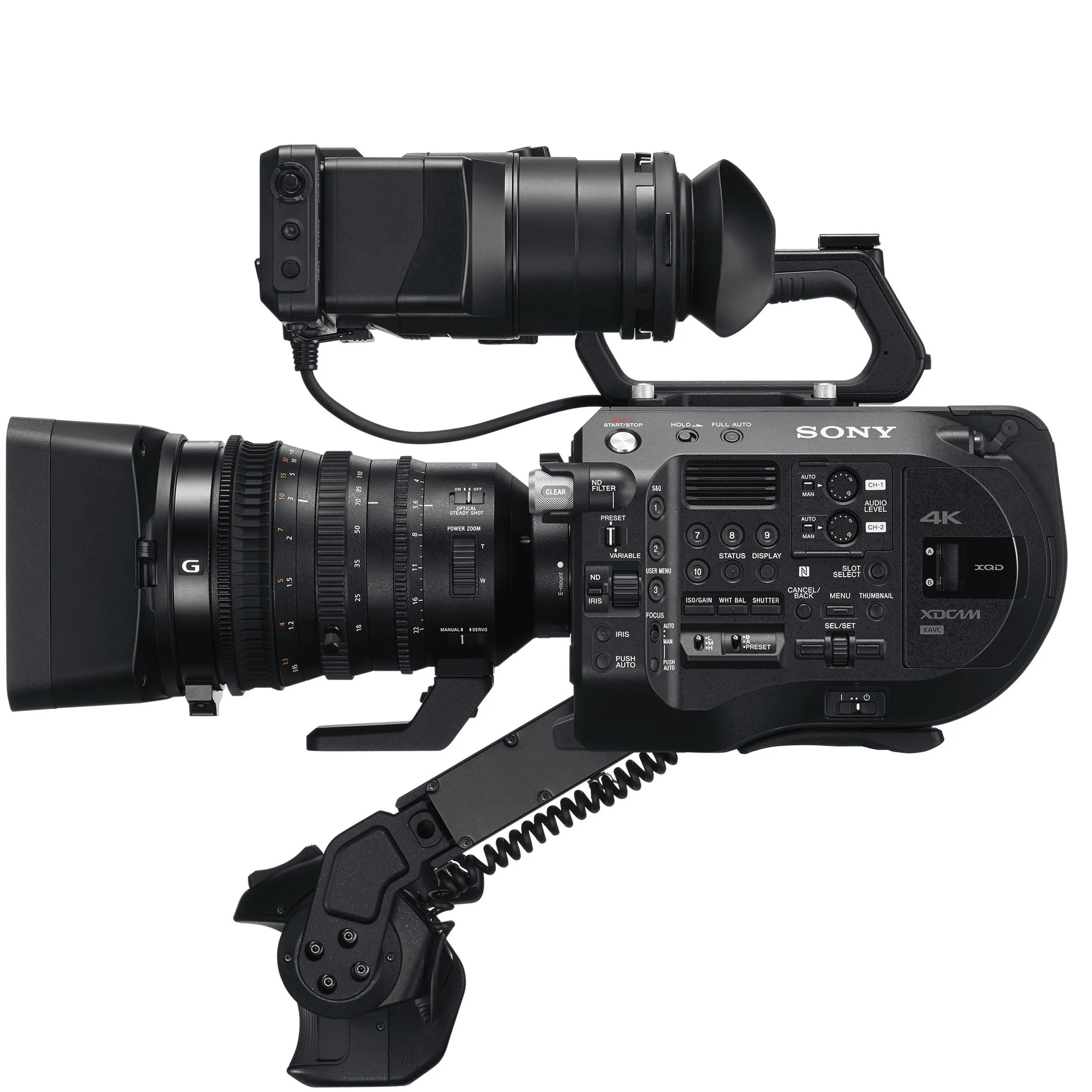 מצלמת וידאו עם עדשה 18-110 מ"מ Sony PXW-FS7M2K 4K XDCAM