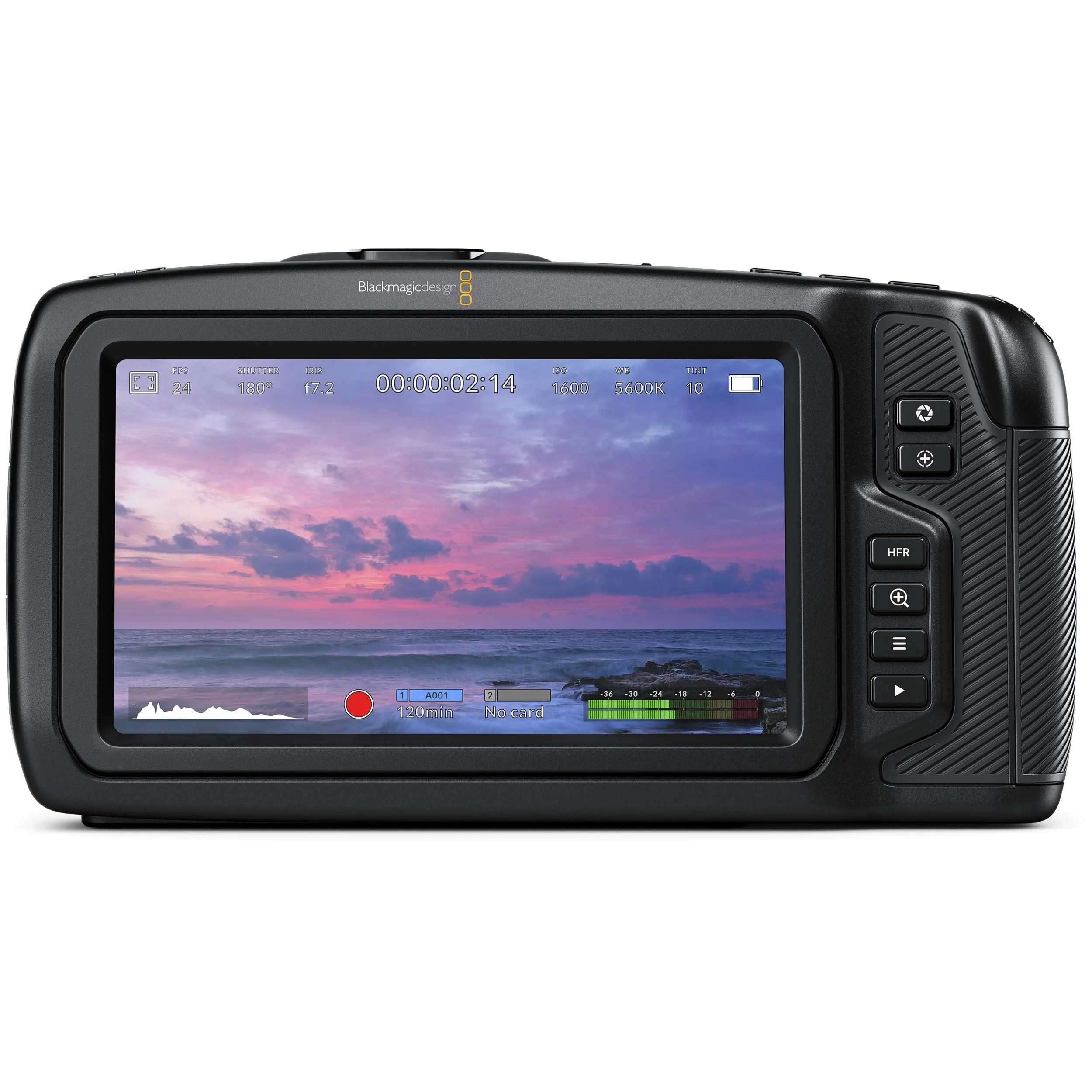 מצלמה Blackmagic Pocket Cinema Camera 4K--שנתיים אחריות
