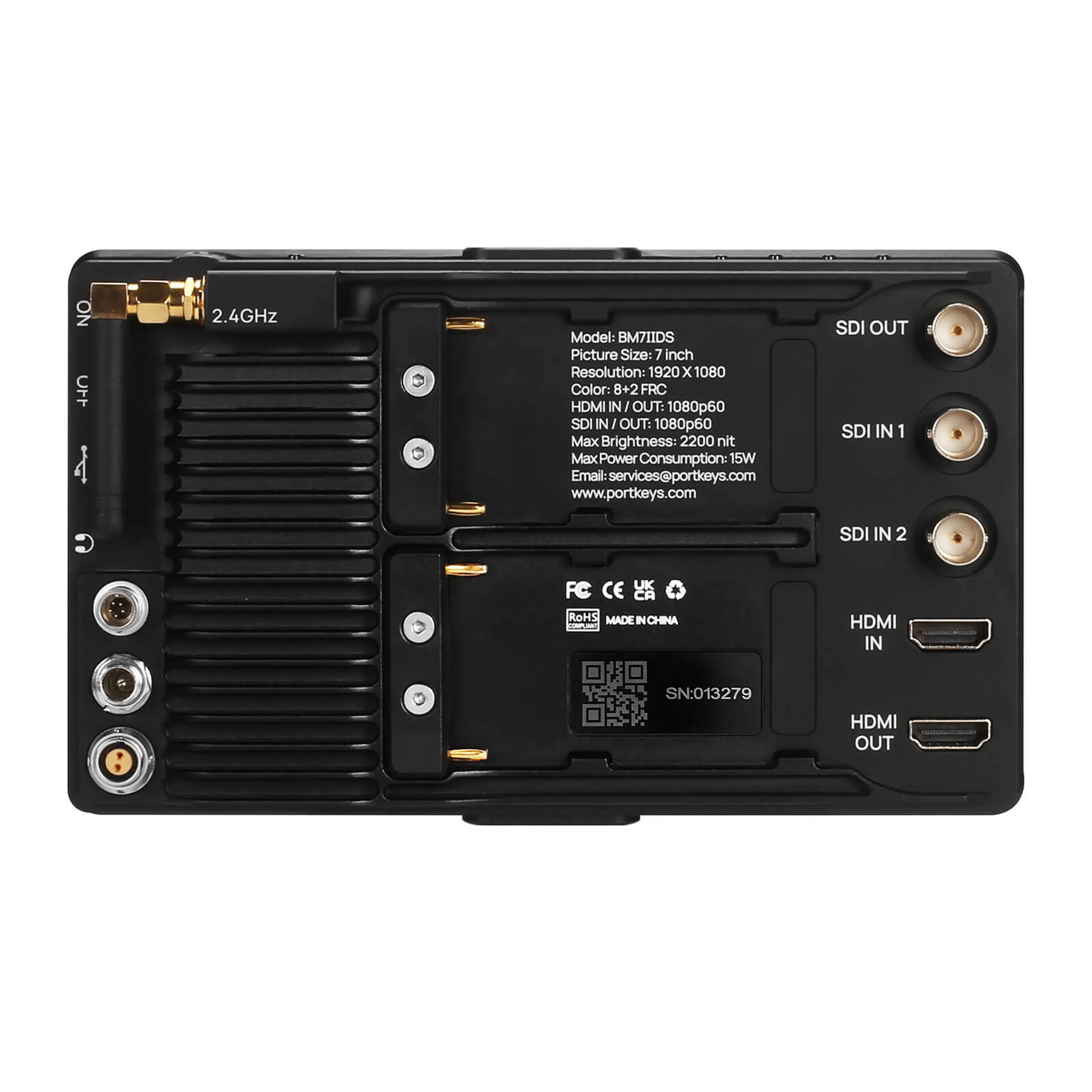 מסך מגע "7 Portkeys BM7 II DS