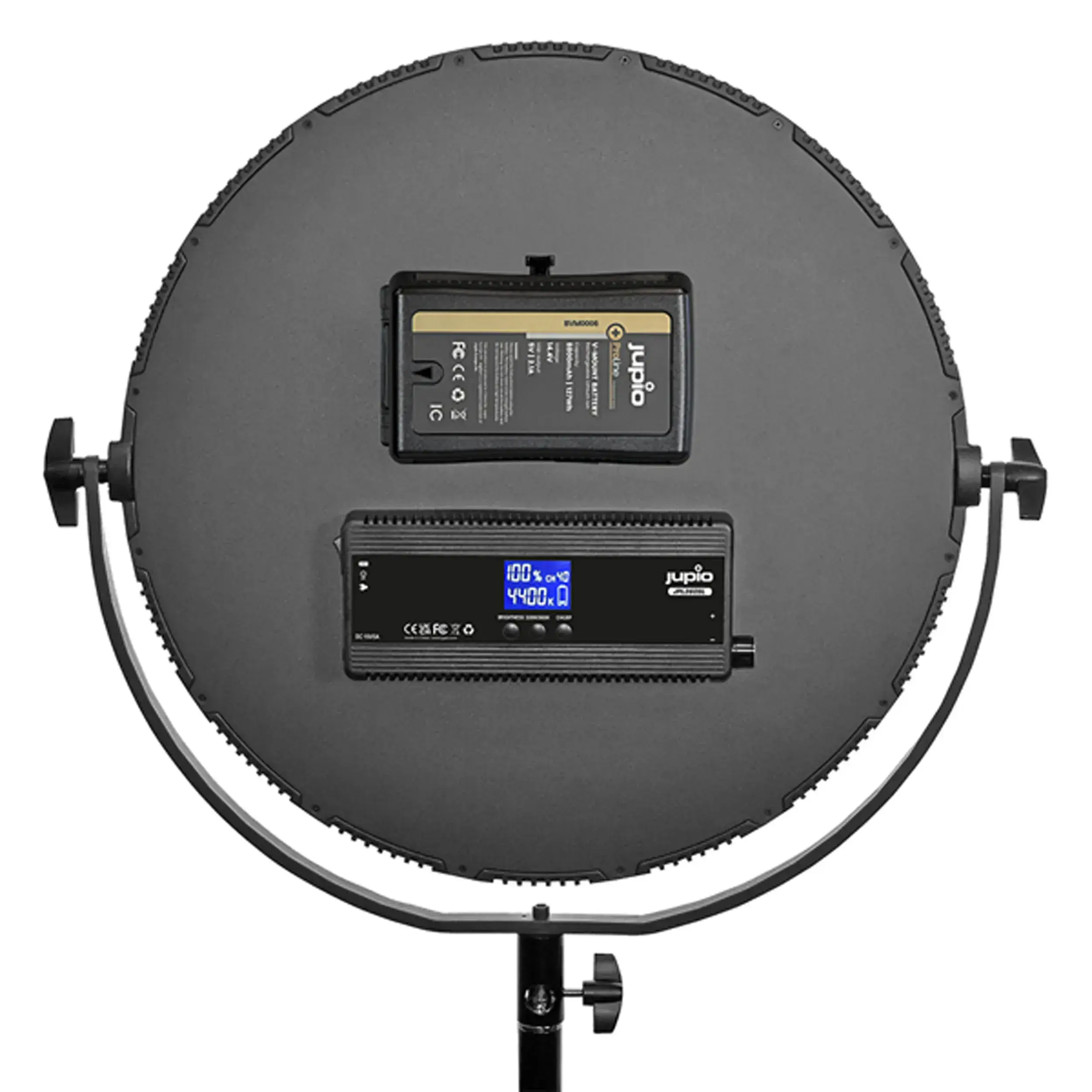 פנס עגול 360 לדים תאורה רכה Jupio PowerLED 360