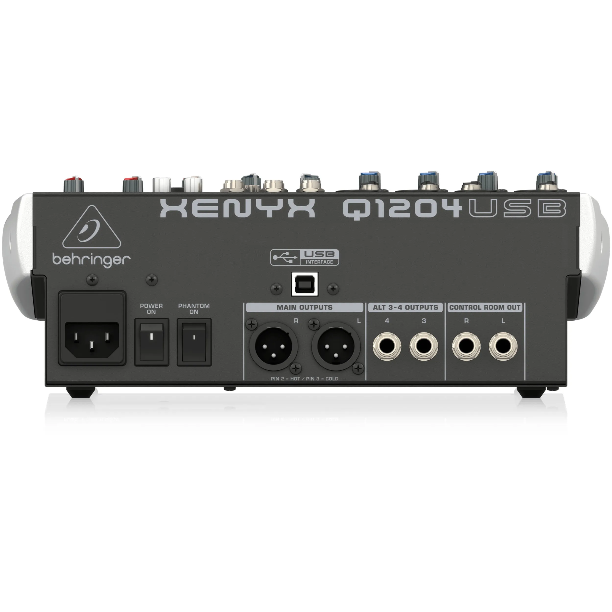 מיקסר 12 כניסות עם ממשק Behringer Xenyx Q1204USB USB