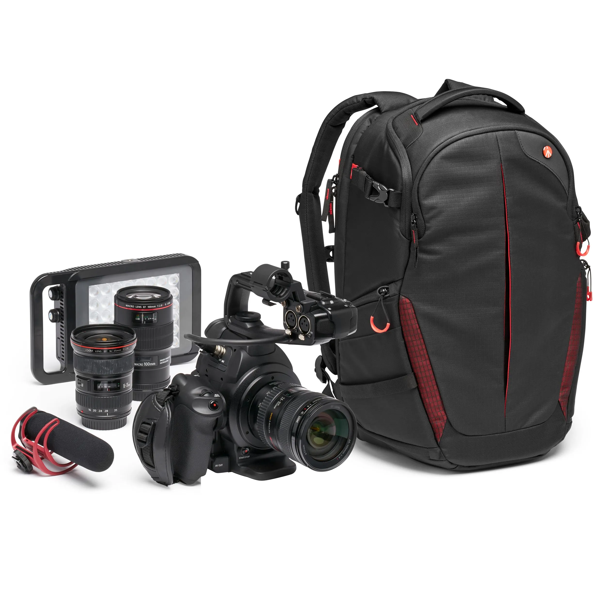 תיק גב לציוד צילום Manfrotto Pro Light RedBee-310