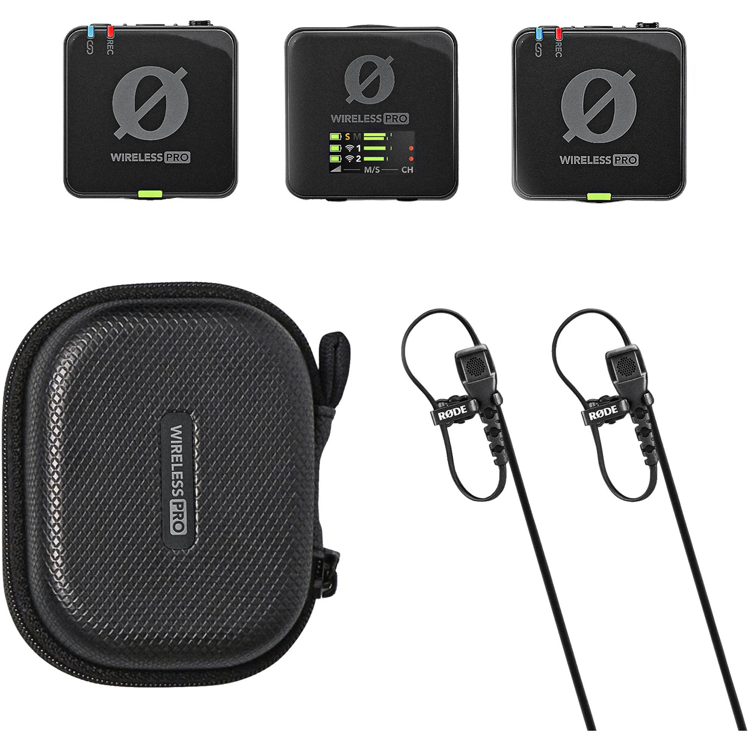 מערכת מיקרופון אלחוטית 2 משדרים Rode Wireless Pro