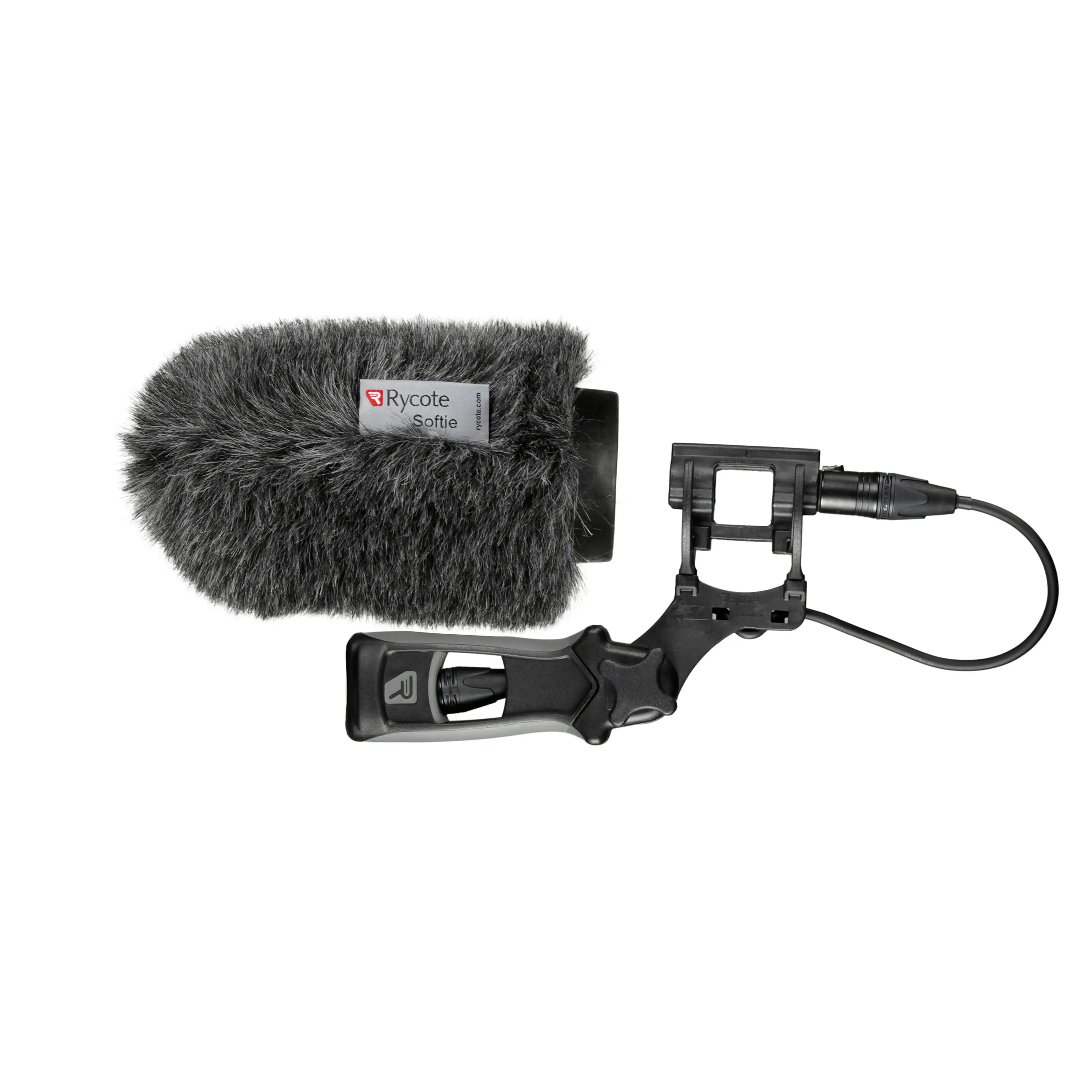 סט ידית ומגן רוח 12 ס"מ Rycote Classic Softie