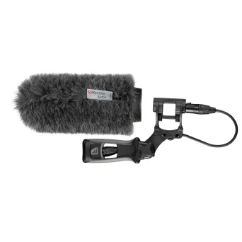 סט ידית ומגן רוח 18 ס"מ Rycote Classic Softie