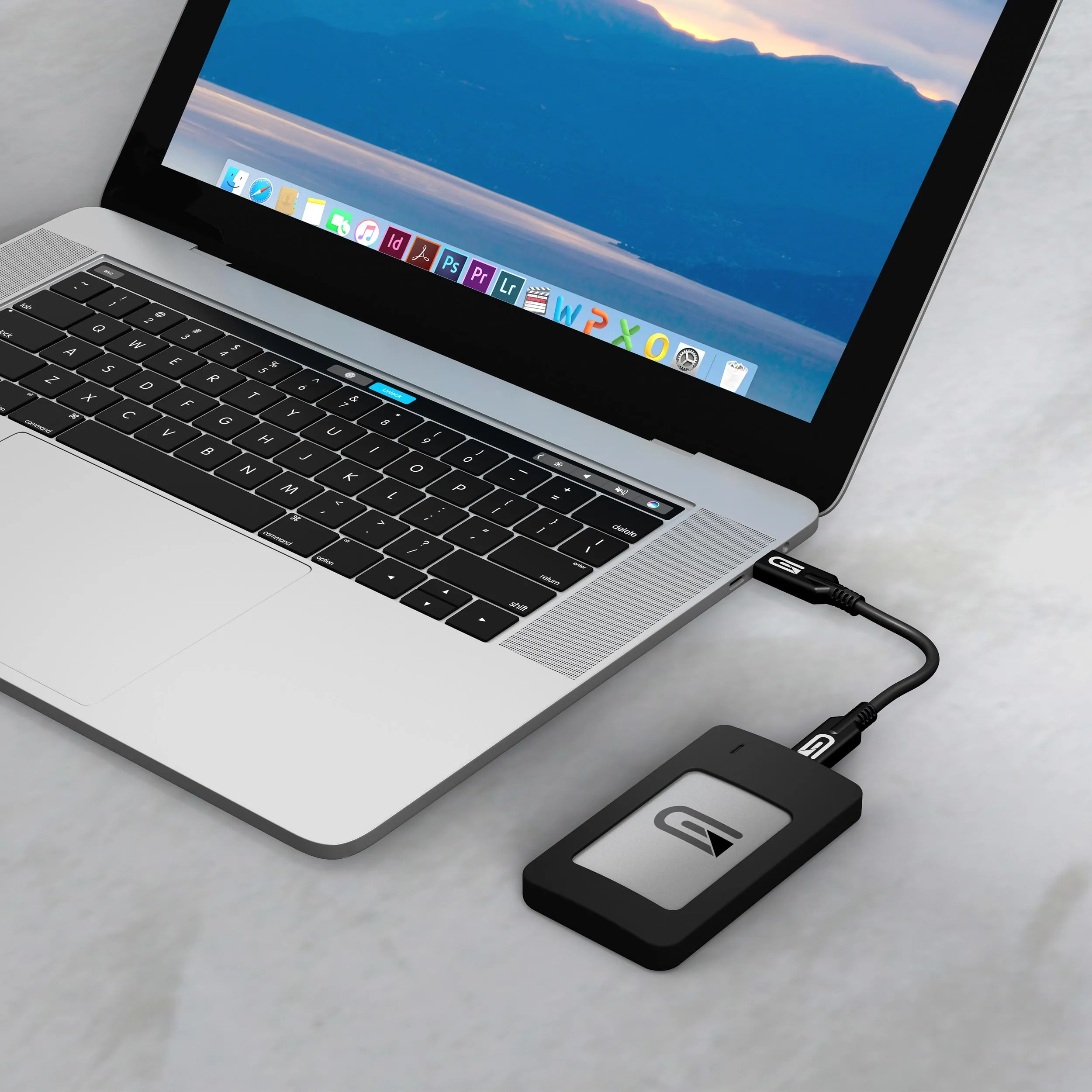 כונן חיצוני Glyph AtomRAID SSD 1TB, צבע שחור
