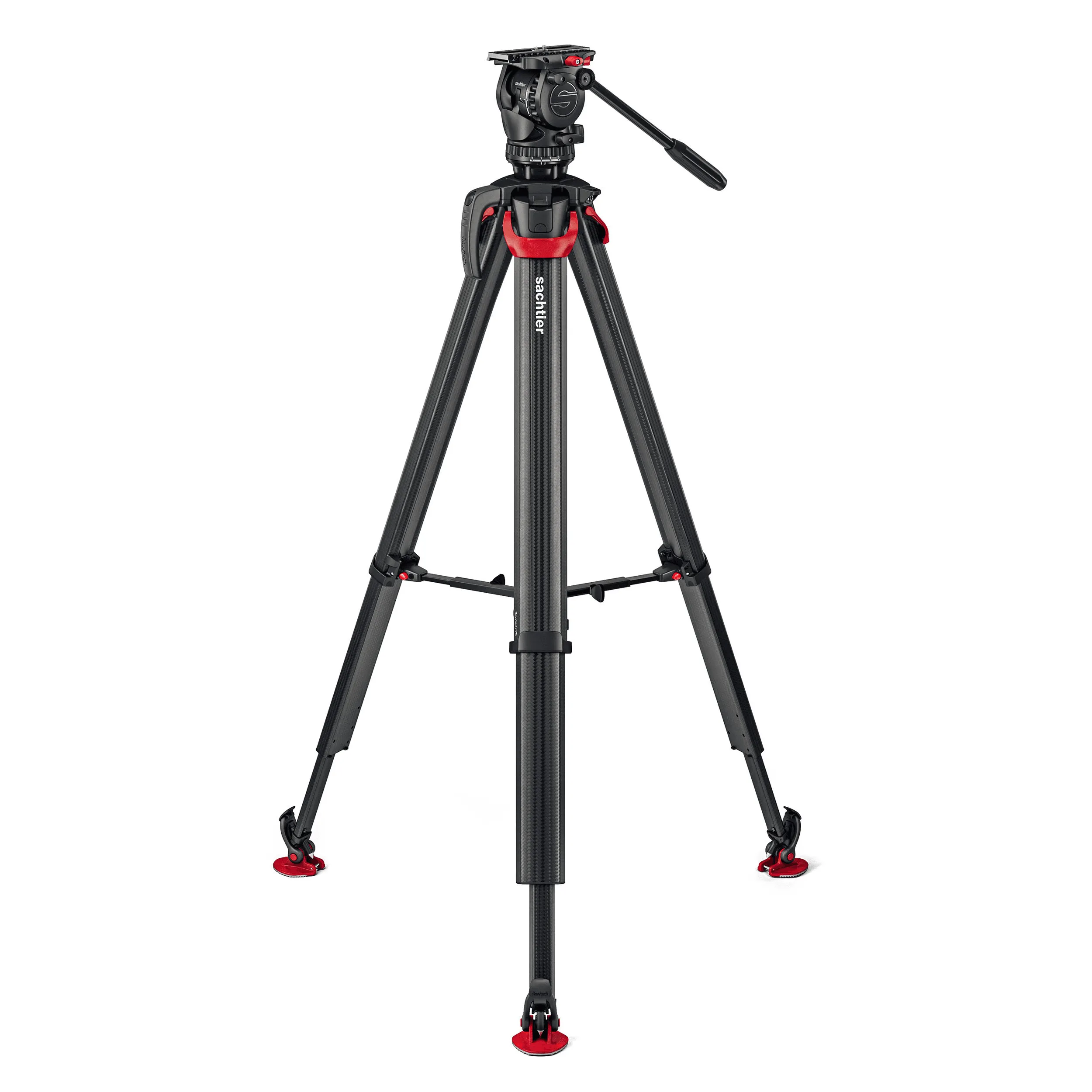 סט חצובת וידאו Sachtler aktiv6 flowtech75 MS