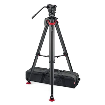 סט חצובת וידאו Sachtler aktiv6 flowtech75 MS