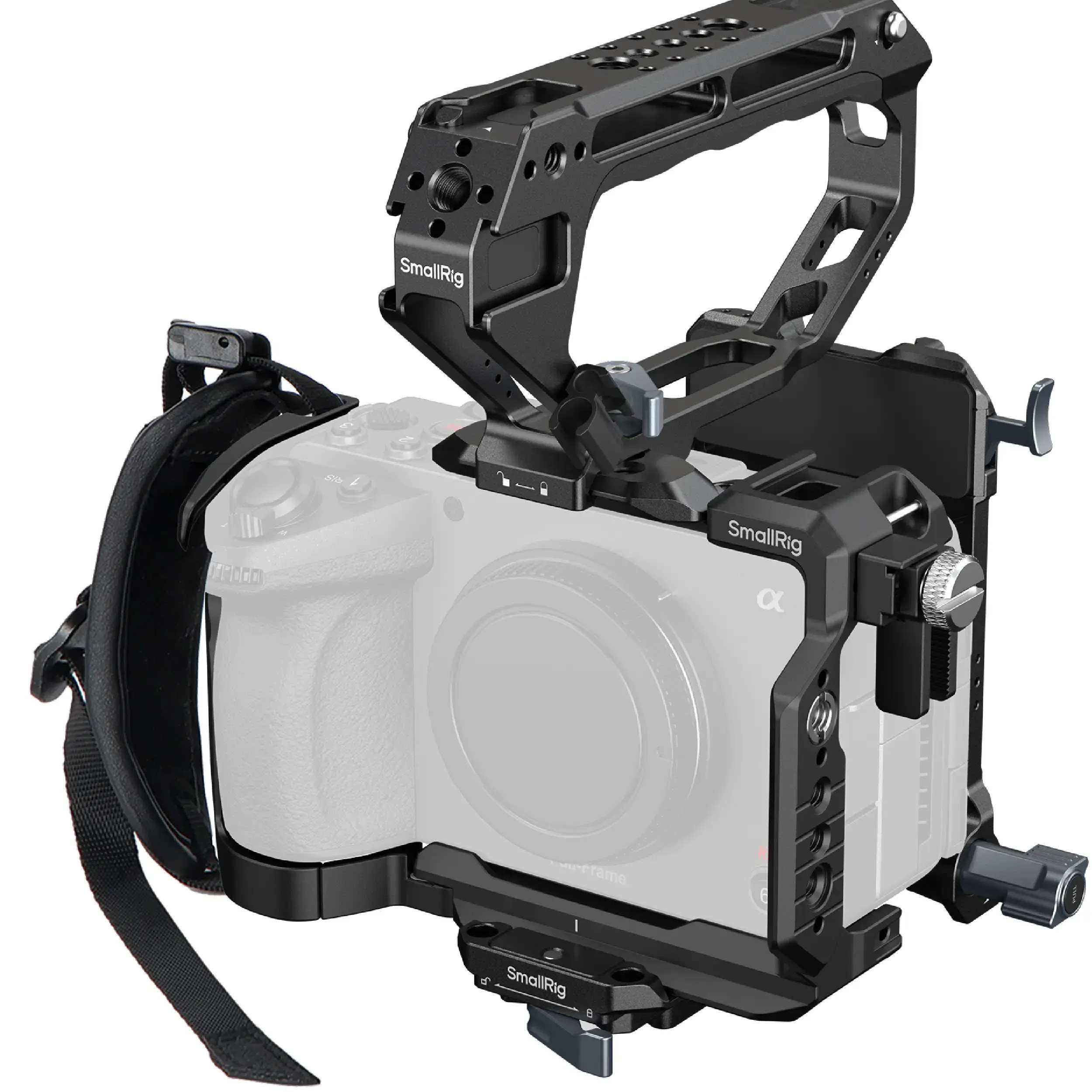 קיט כלוב עם מתאם V-Lock למצלמת SmallRig 6779 Sony FX5
