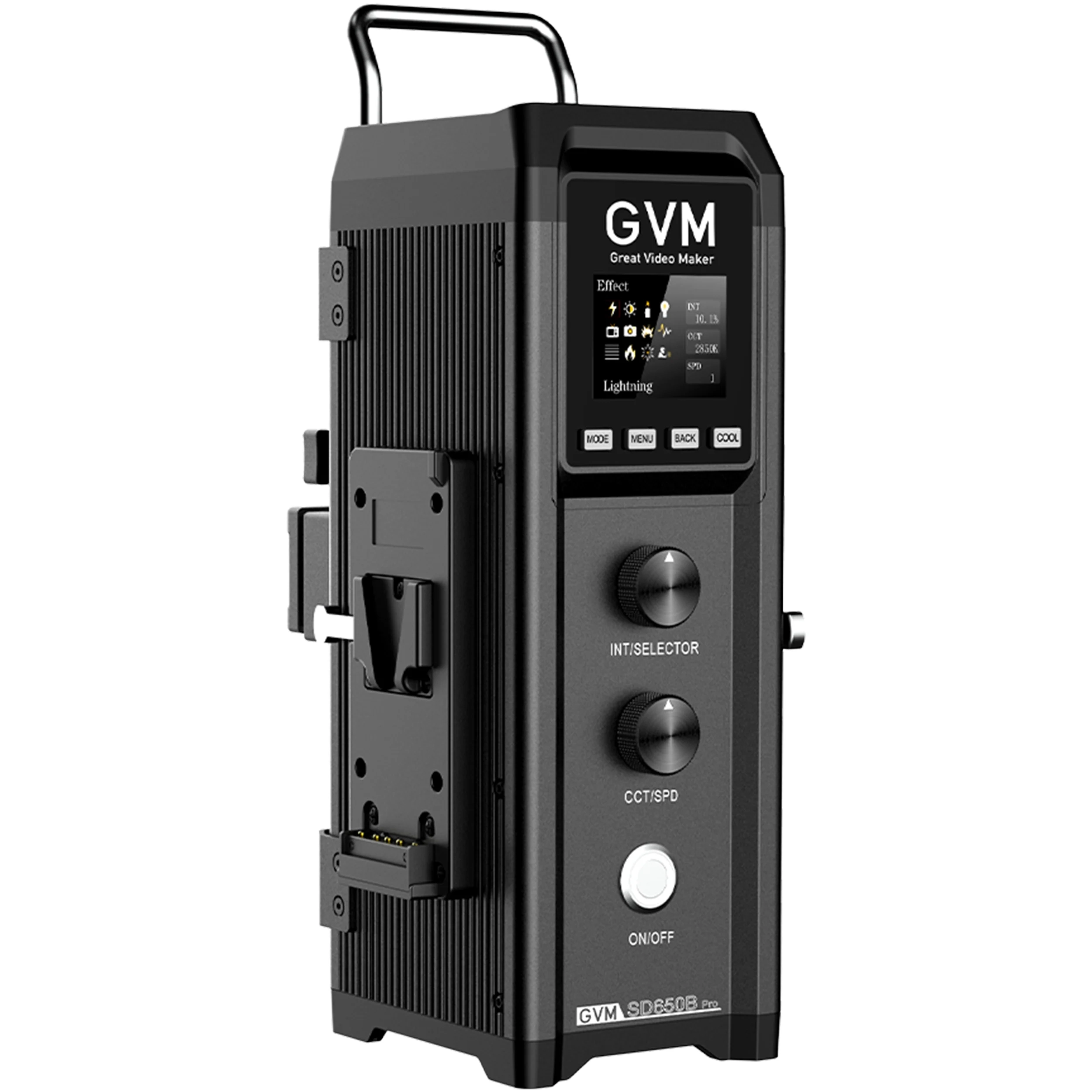 פנס לד GVM Pro SD650B Bi-Color
