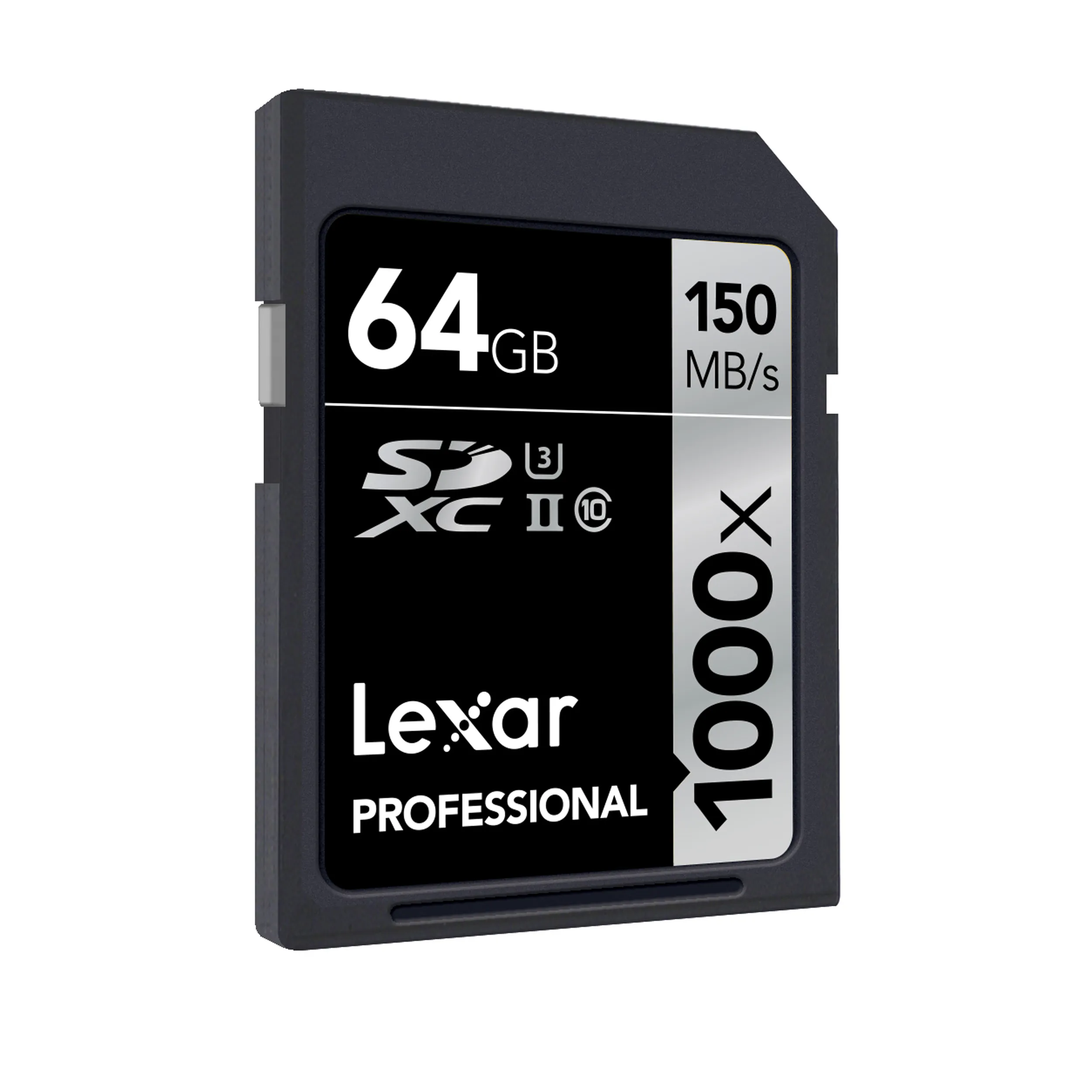 כרטיס זיכרון Lexar 64GB 1000x Professional SDXC UHS2