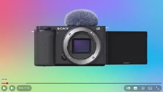 מצלמה דיגיטלית ועדשה 16-50 מ"מ + Sony ZV-E10