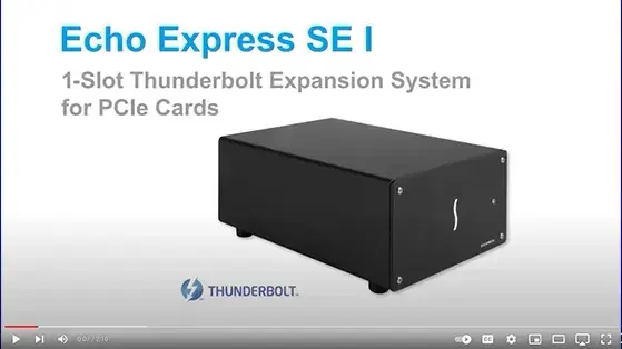 Sonnet Echo Express SE I Thunderbolt 3-to-PCIe Expansion Chassis