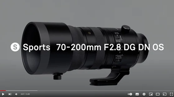 עדשה Sigma 70-200mm f/2.8 DG DN OS S למצלמות SONY