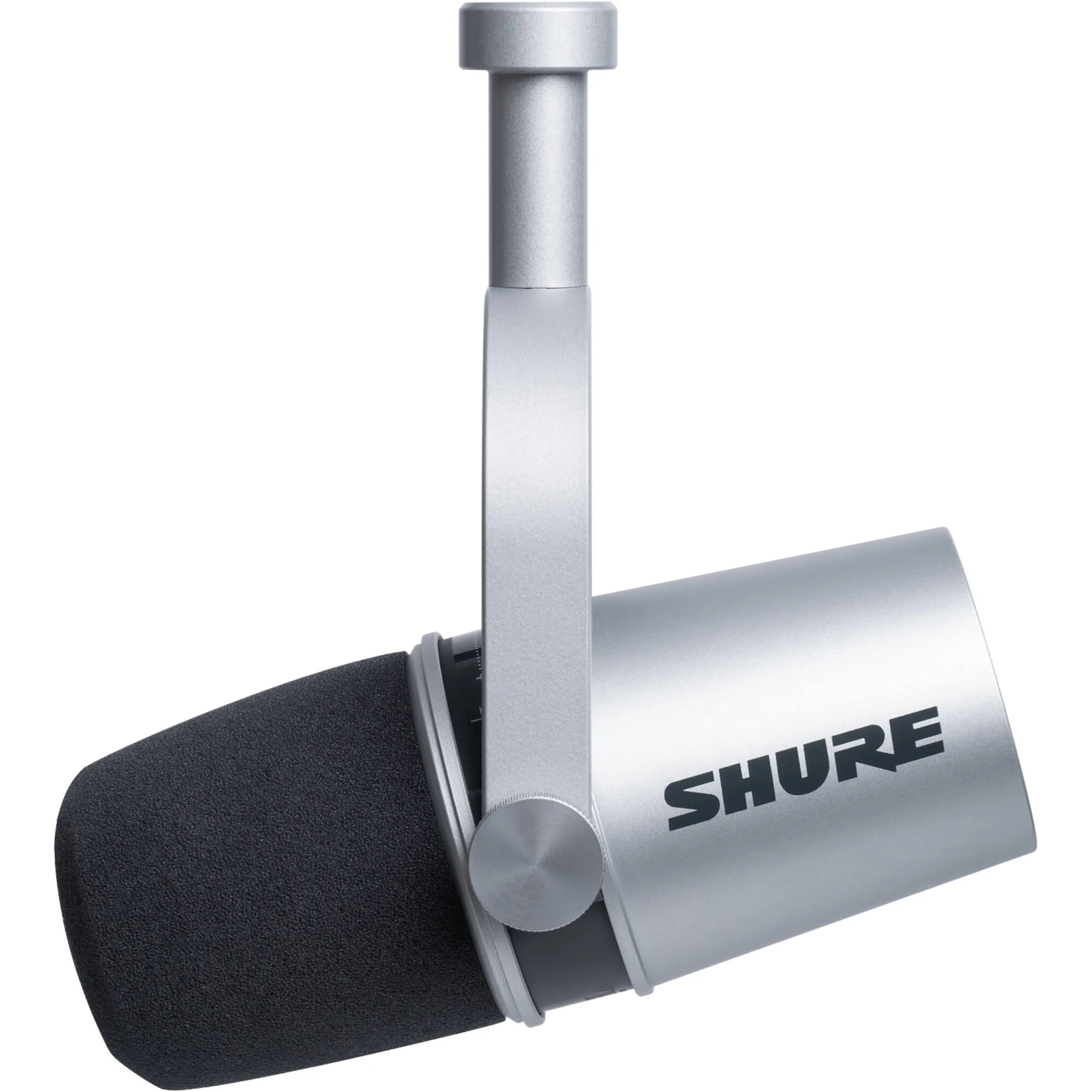 מיקרופון דינמי כסוף Shure MV7-S