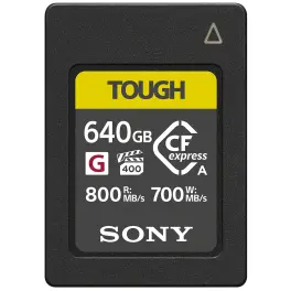 כרטיס זיכרון Sony 640GB CFexpress Type A TOUGH Memory Card