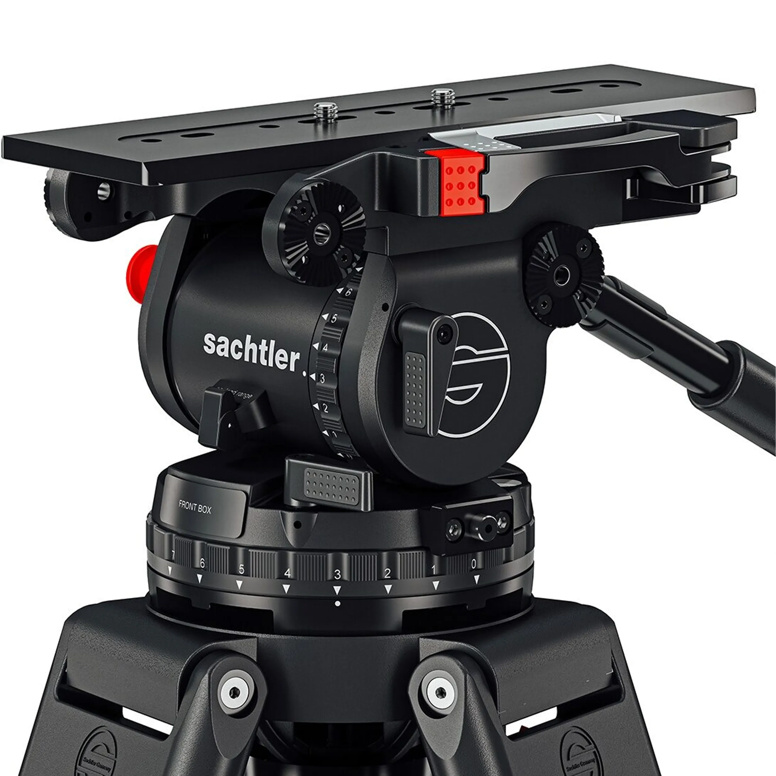 חצובת וידאו סיבי פחמן - עד 32 ק"ג Sachtler System Cine 30 MS