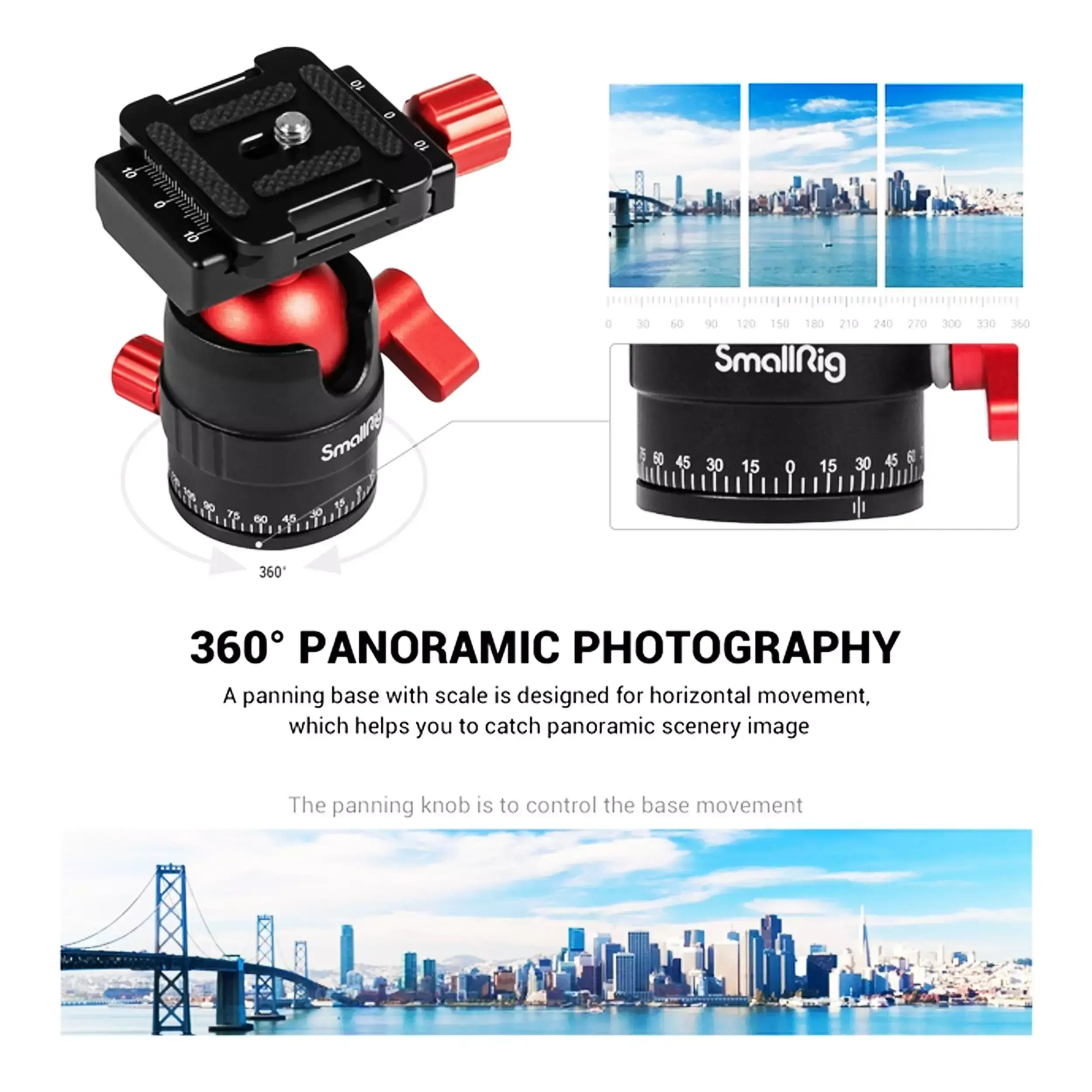 חצובה שולחנית מאלומיניום SmallRig 3033