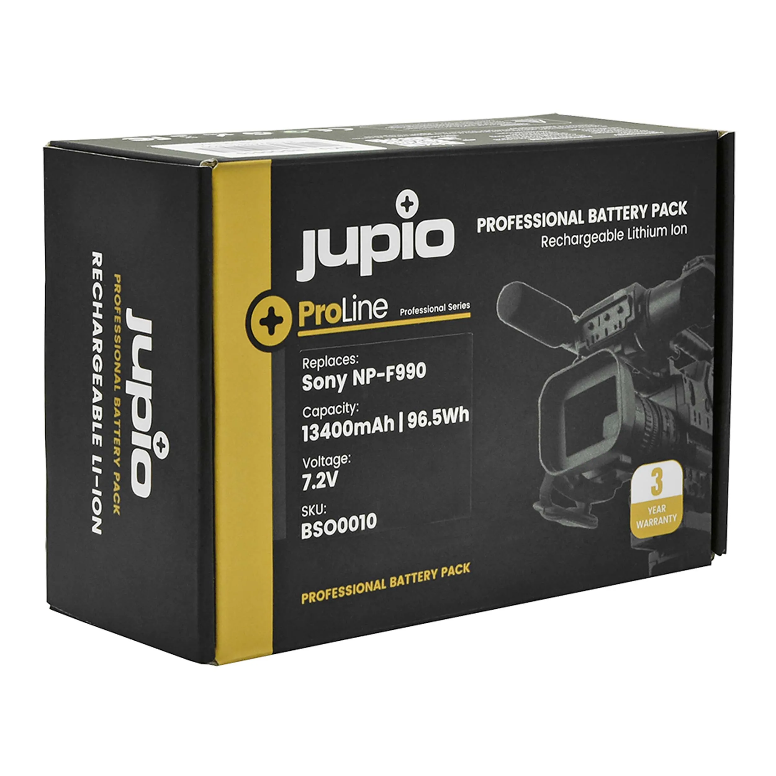 סוללת ליתיום JUPIO ProLine 13400mAh NP-F990