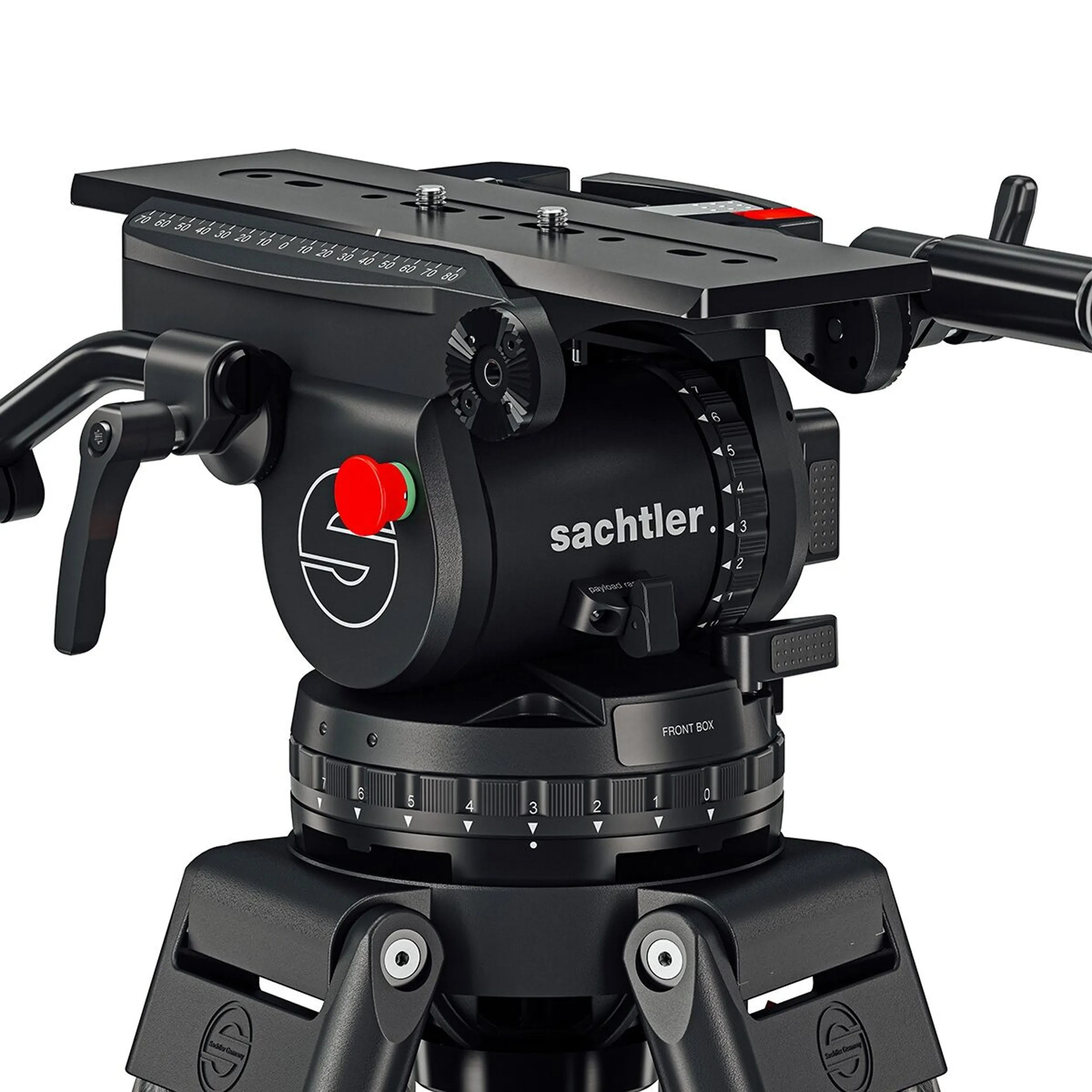 חצובת וידאו סיבי פחמן - עד 32 ק"ג Sachtler System Cine GS 30