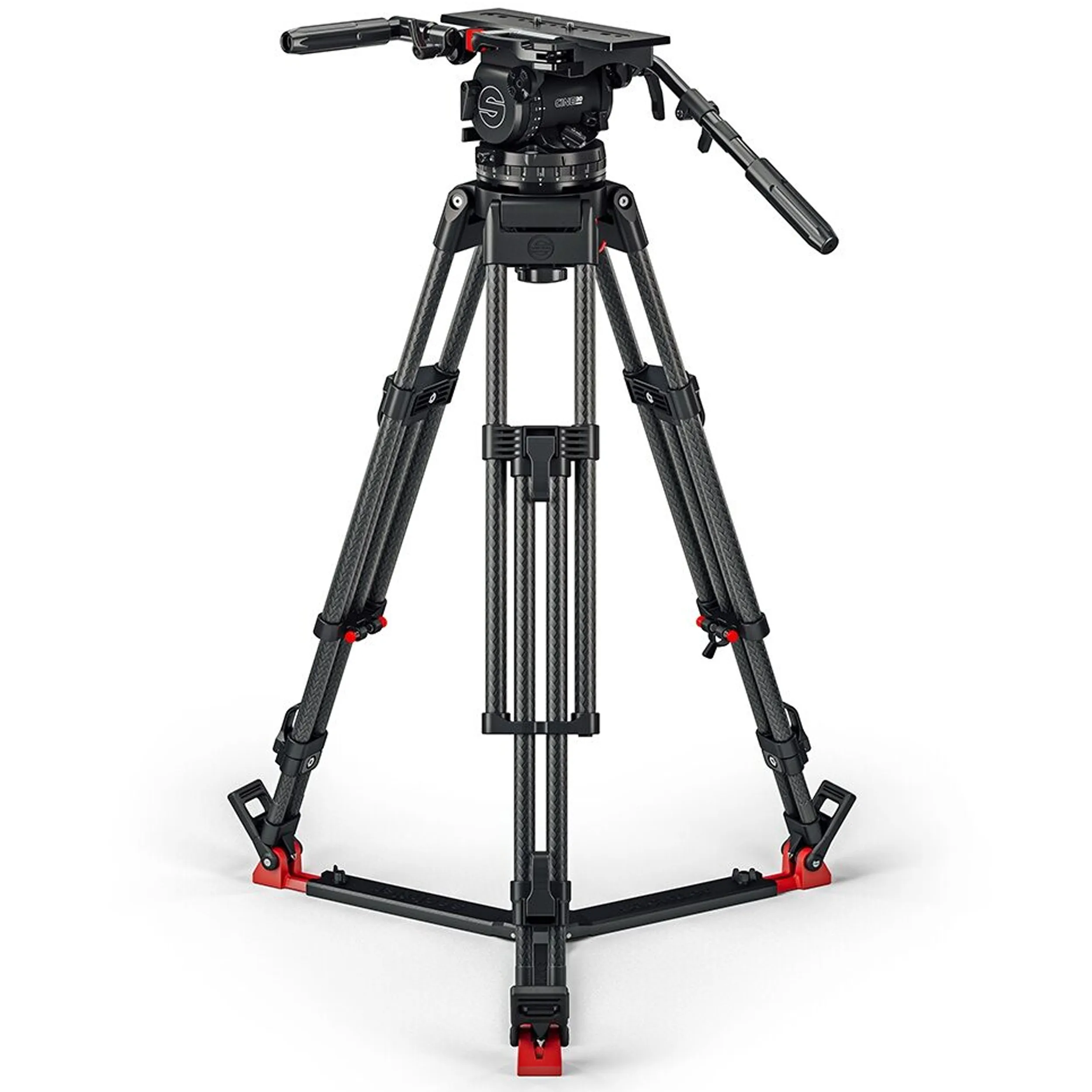חצובת וידאו סיבי פחמן - עד 32 ק"ג Sachtler System Cine GS 30