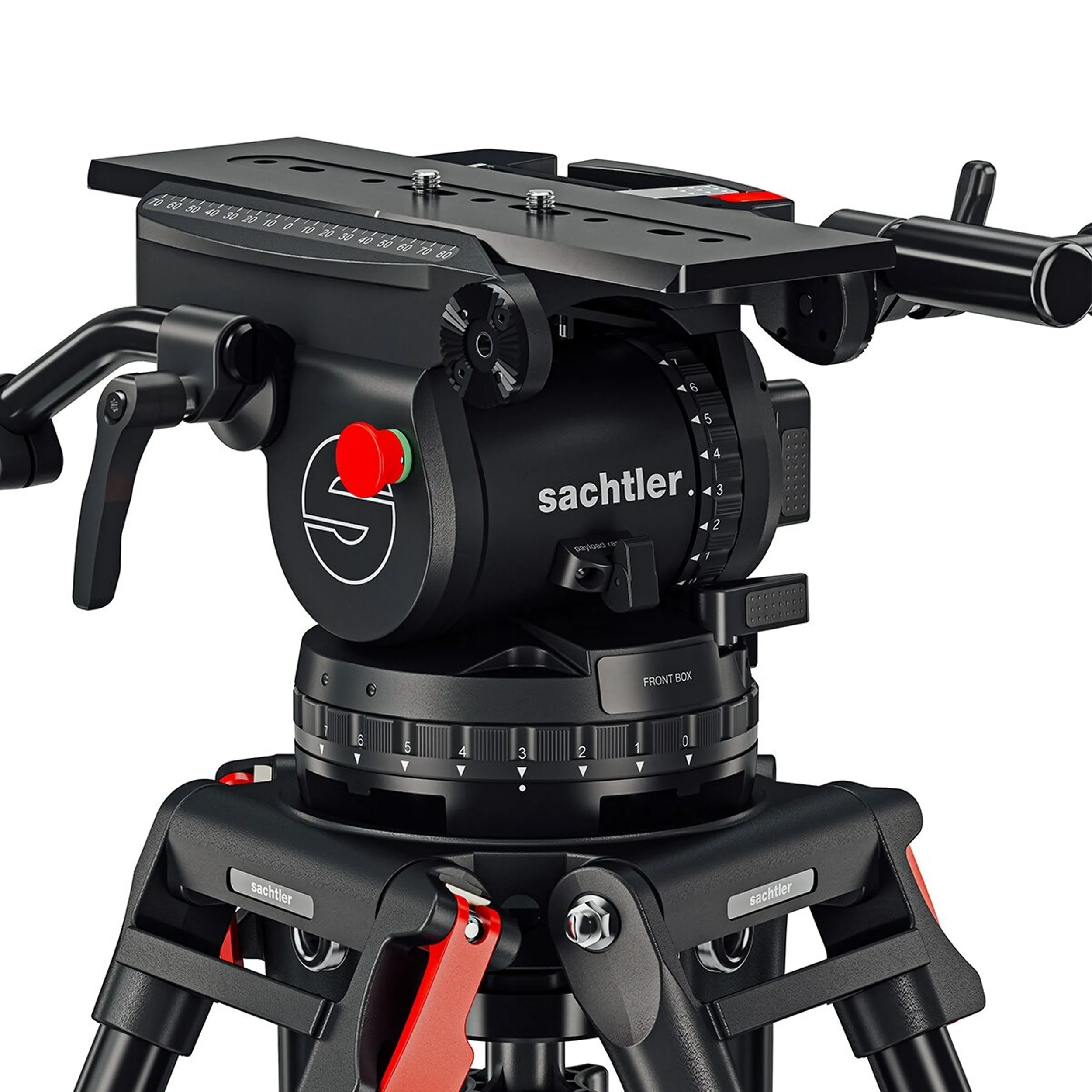 חצובת וידאו אלומיניום - עד 32 ק"ג Sachtler System Cine 30
