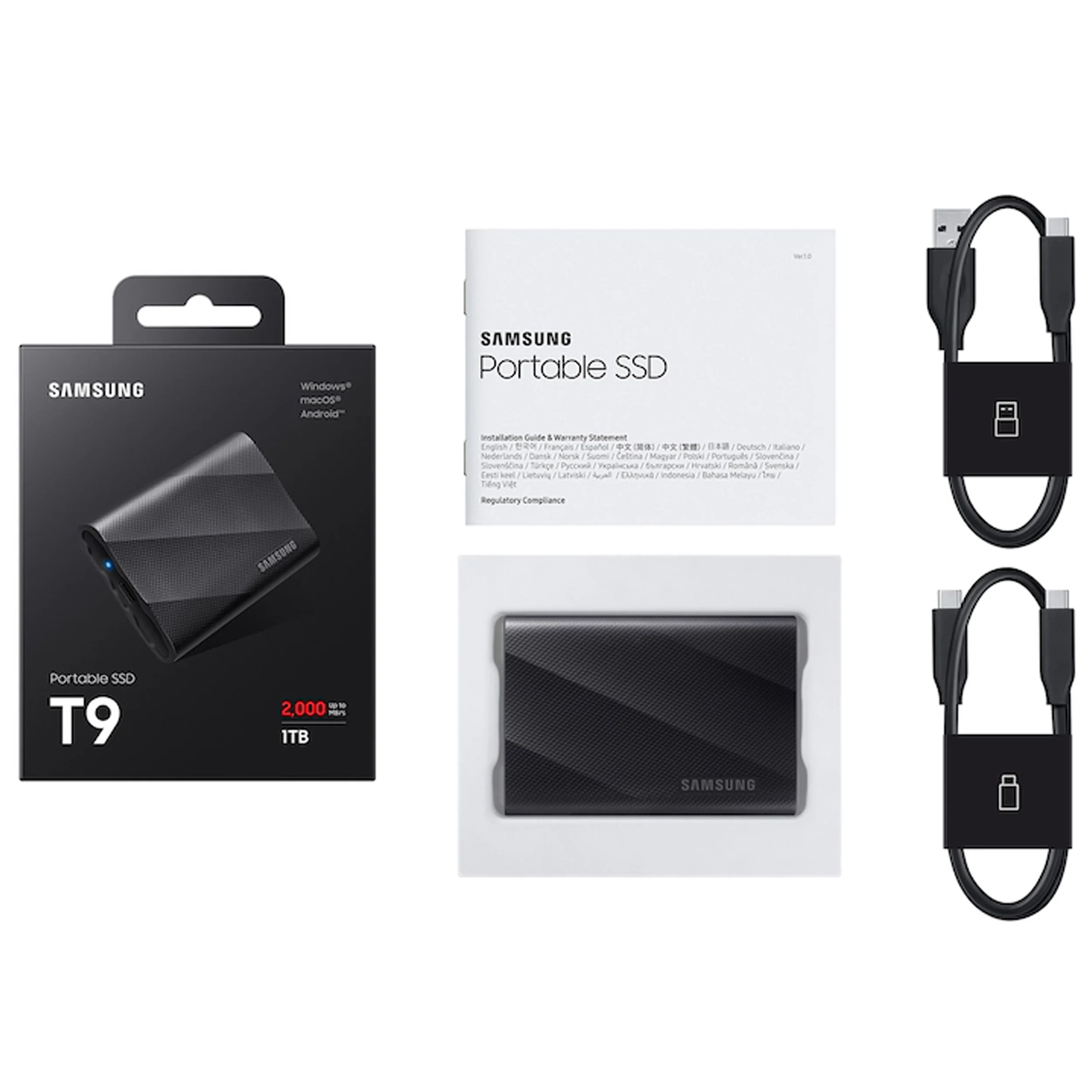דיסק SSD נייד Samsung T9 1TB USB3.2