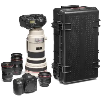 תיק טרולי קשיח לציוד צילום Manfrotto ReloaderTough H-55 PL