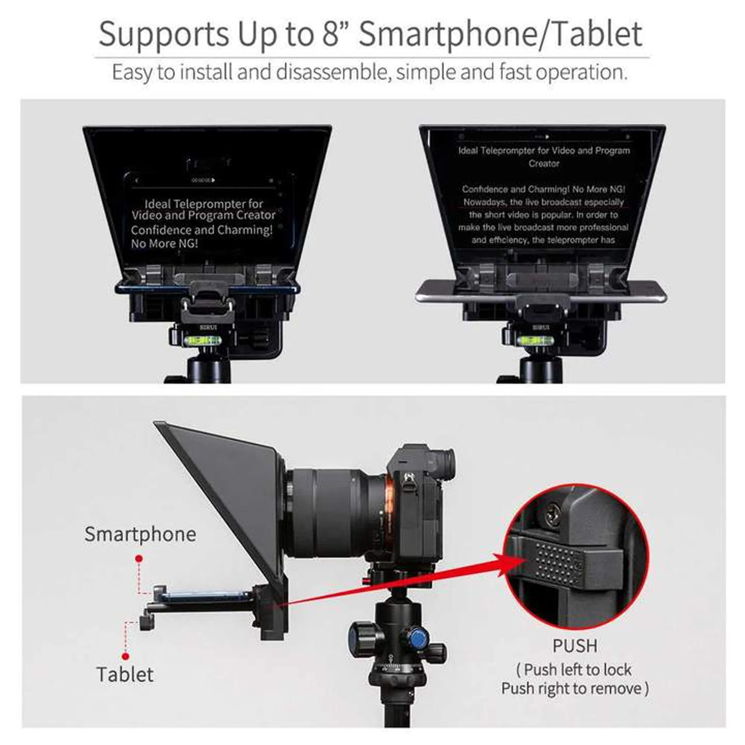 פרומפטר לטלפונים חכמים FEELWORLD TP2A