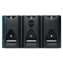 מטען/ספק Jupio x Pr1me Tri-Charge לסוללות Canon LP-E6