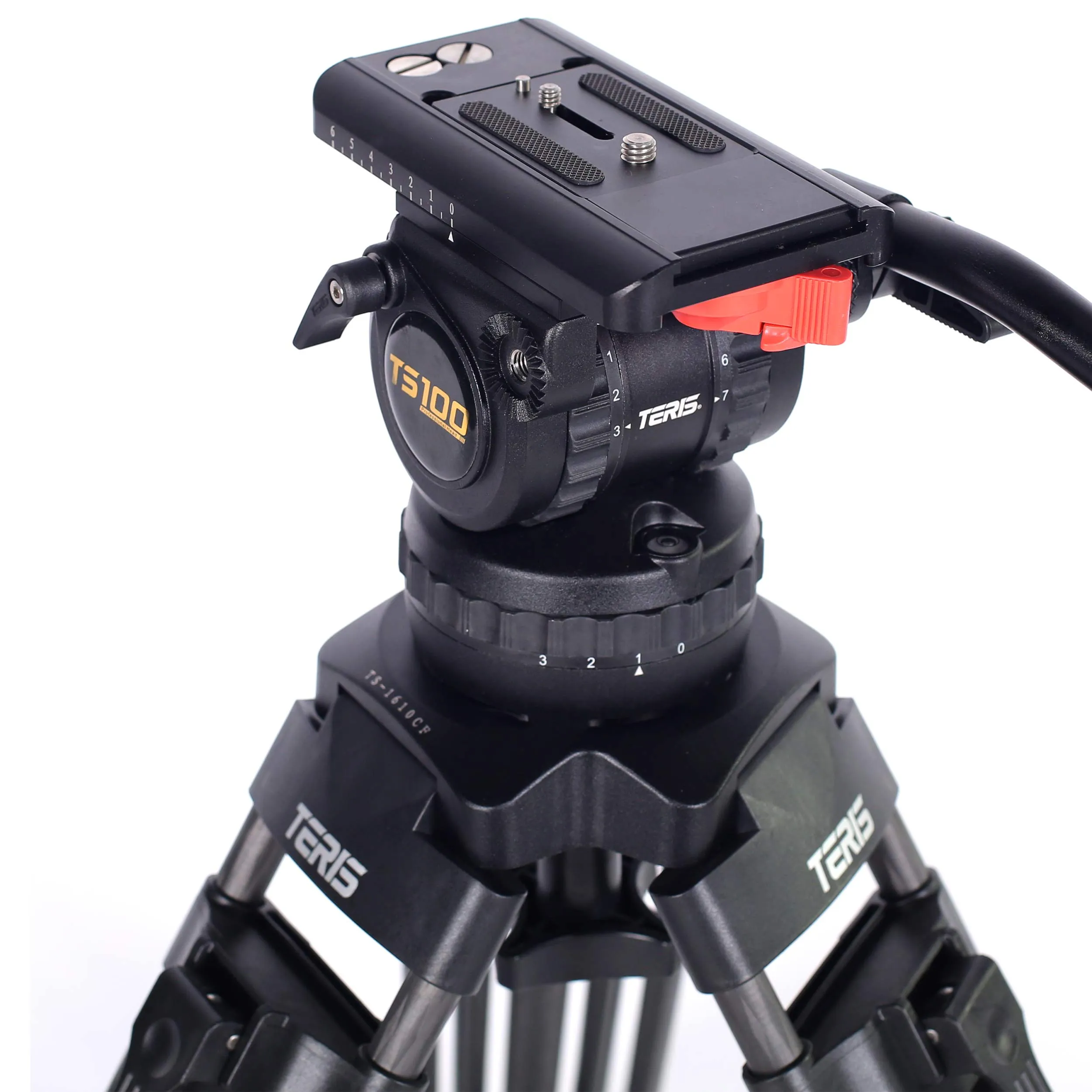 סט חצובה פתיחה מהירה למשקל 12 ק"ג Teris TS100CF-Q