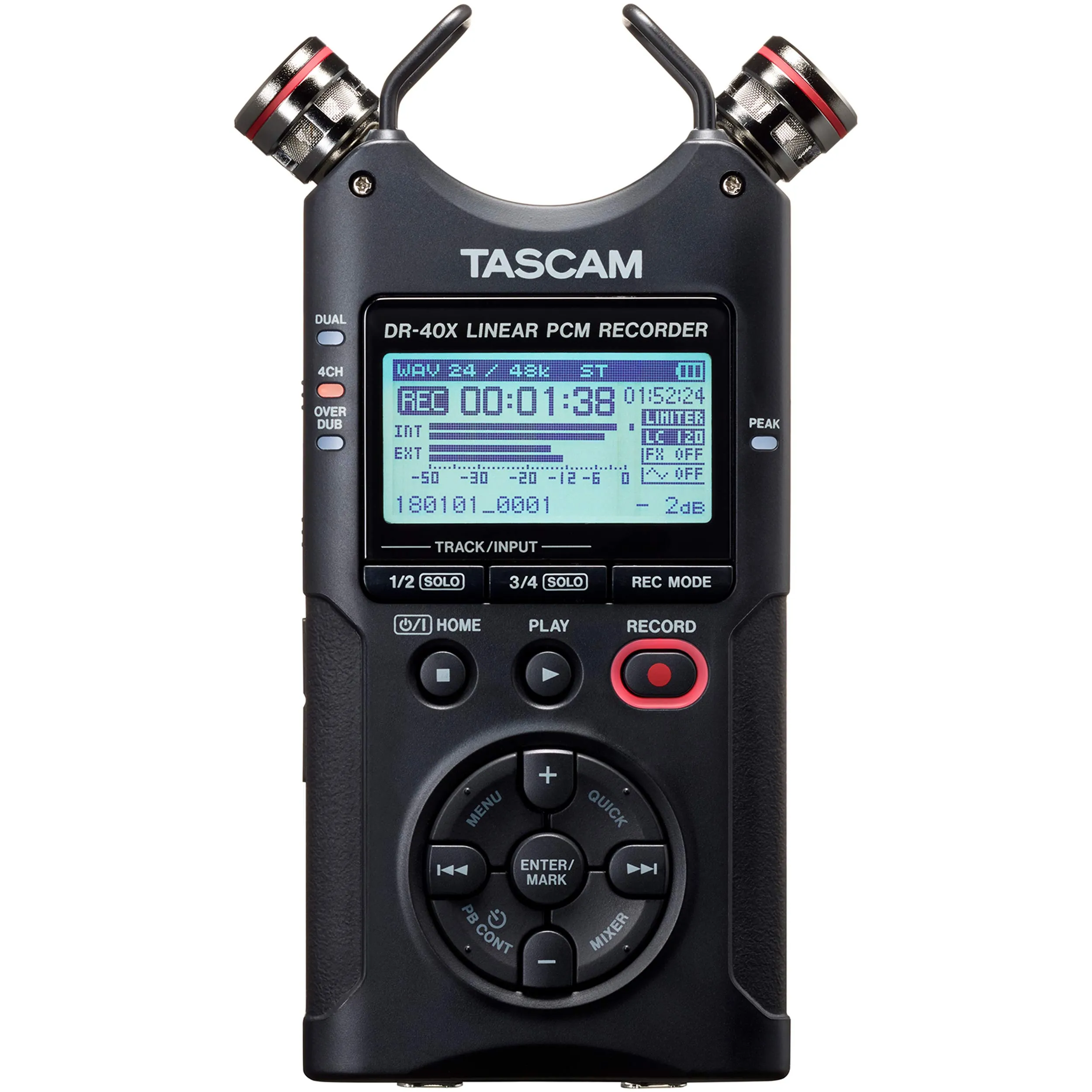 מקליט אודיו דיגיטלי 4 ערוצים Tascam DR-40X