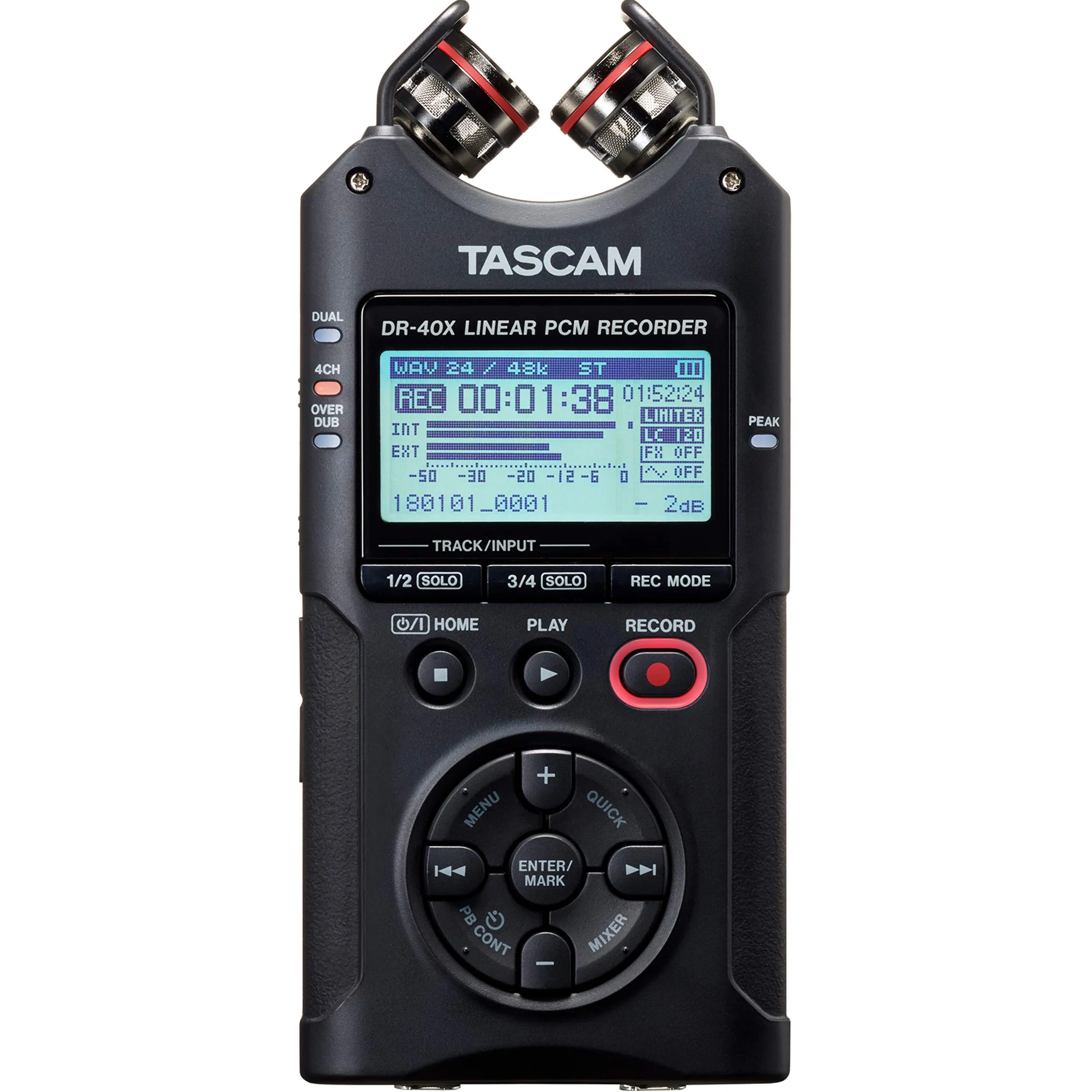 מקליט אודיו דיגיטלי 4 ערוצים Tascam DR-40X