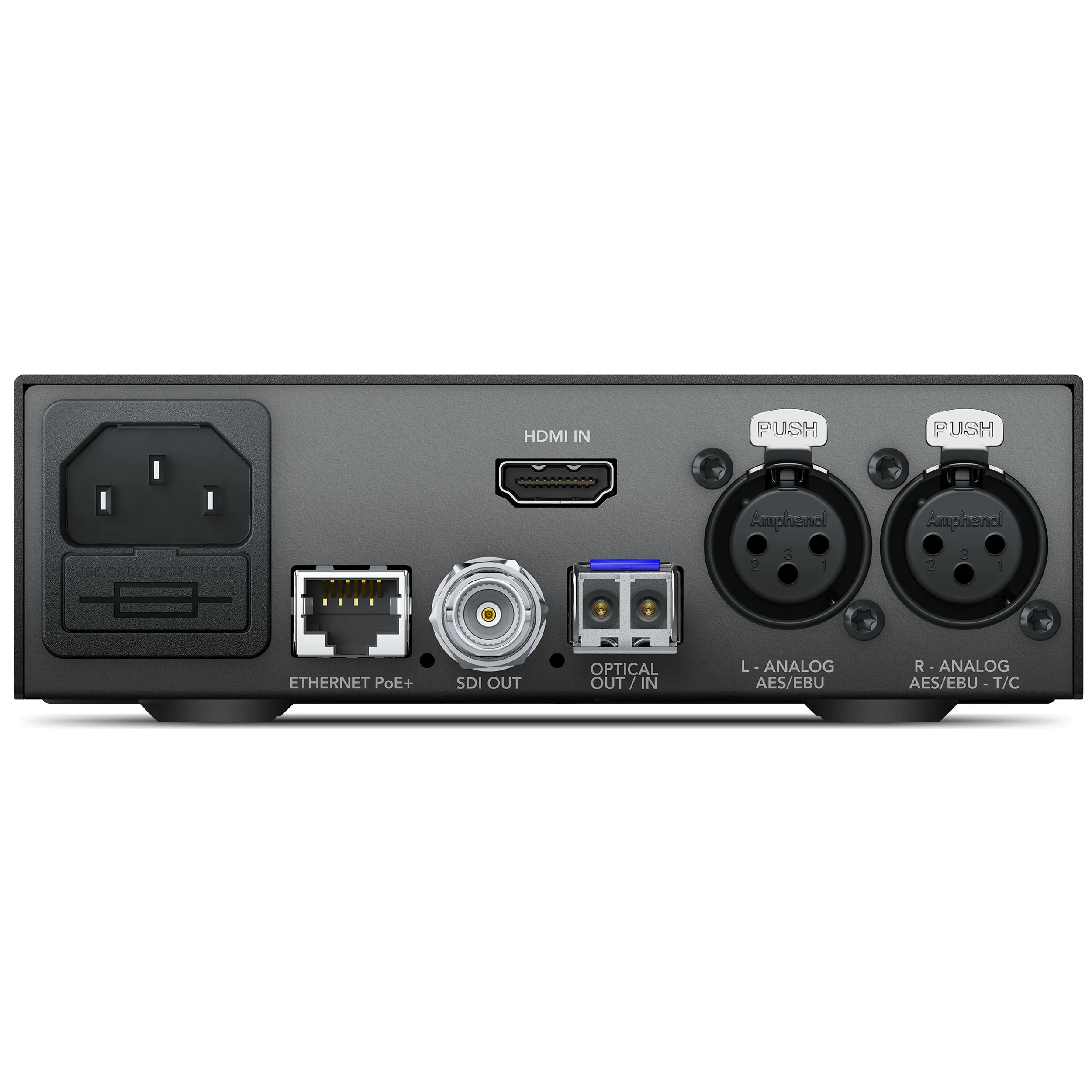 ממיר וידאו Teranex Mini-HDMI to Optical 12G