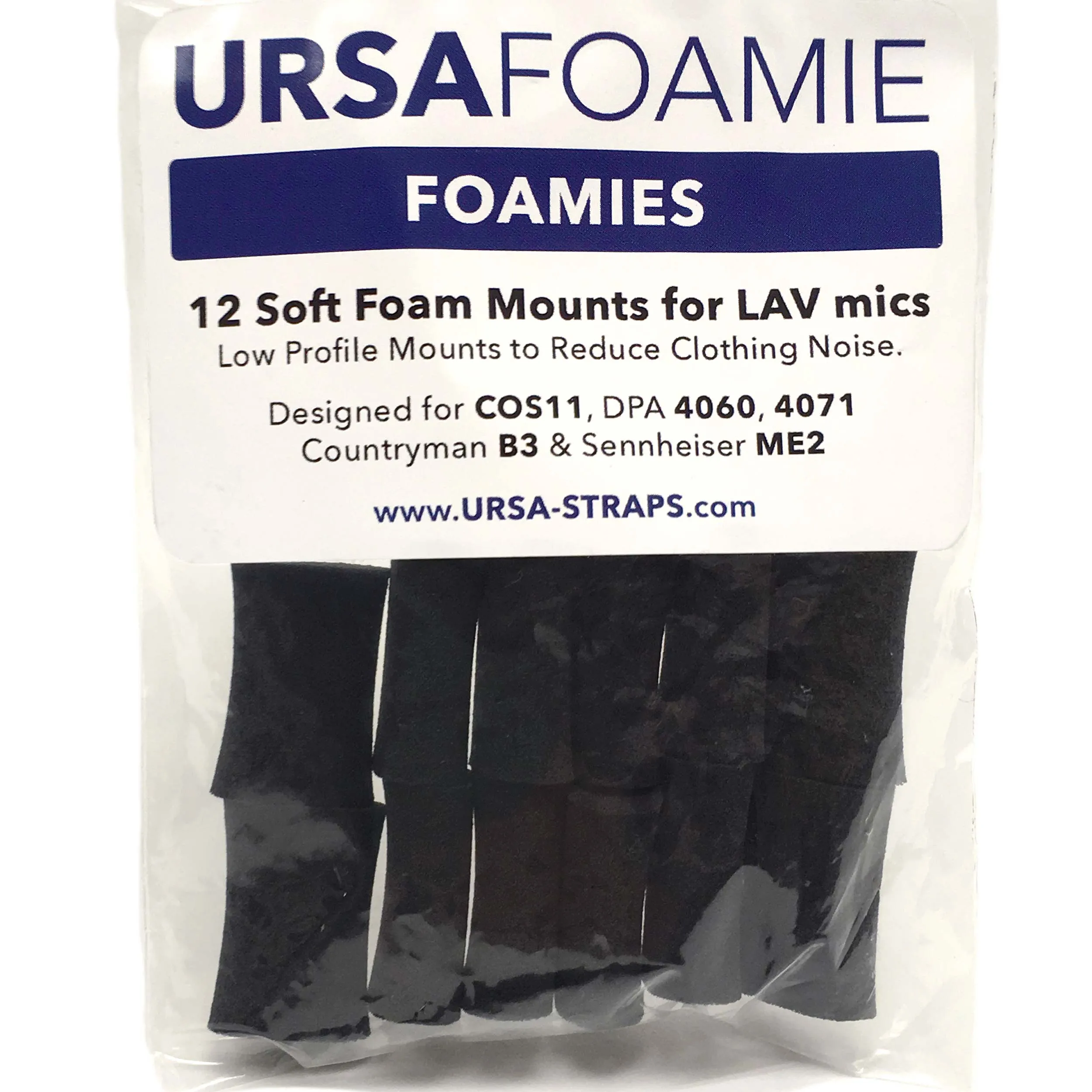מגן ספוג רך לנק מייק צבע שחור URSA Straps Foamies