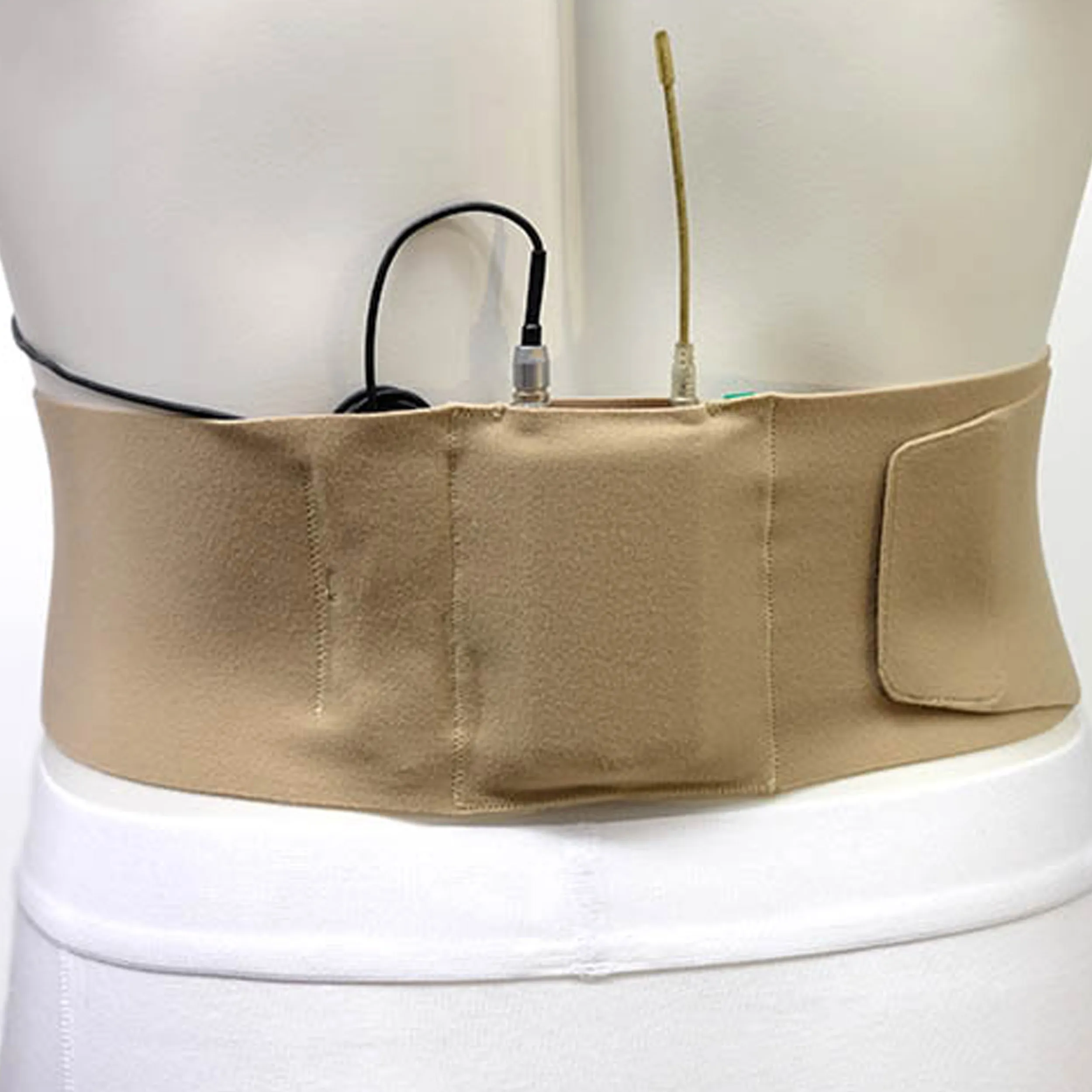 רצועת מותן גדולה, פאוץ' משדר גדול, צבע בז' URSA Straps