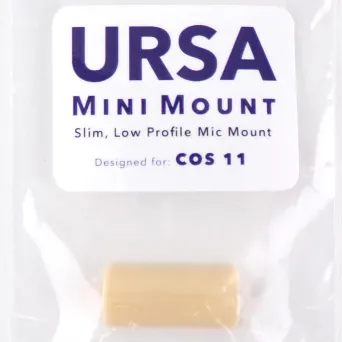 מגן קשיח למיקרופון Cos-11 בצבע בז' URSA Straps Mini Mounts