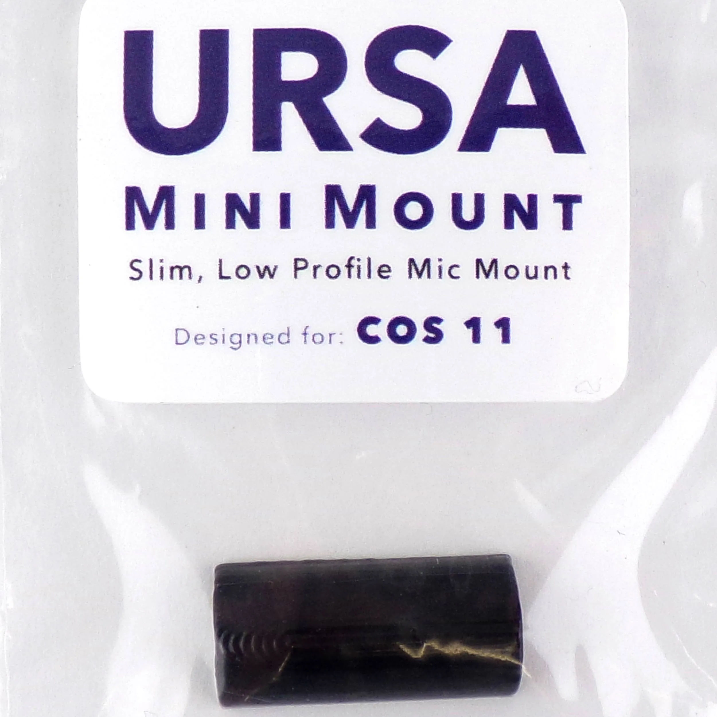 מגן קשיח למיקרופון Cos-11 בצבע שחור URSA Straps Mini Mounts