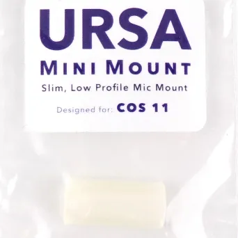 מגן קשיח למיקרופון Cos-11 בצבע לבן URSA Straps Mini Mounts