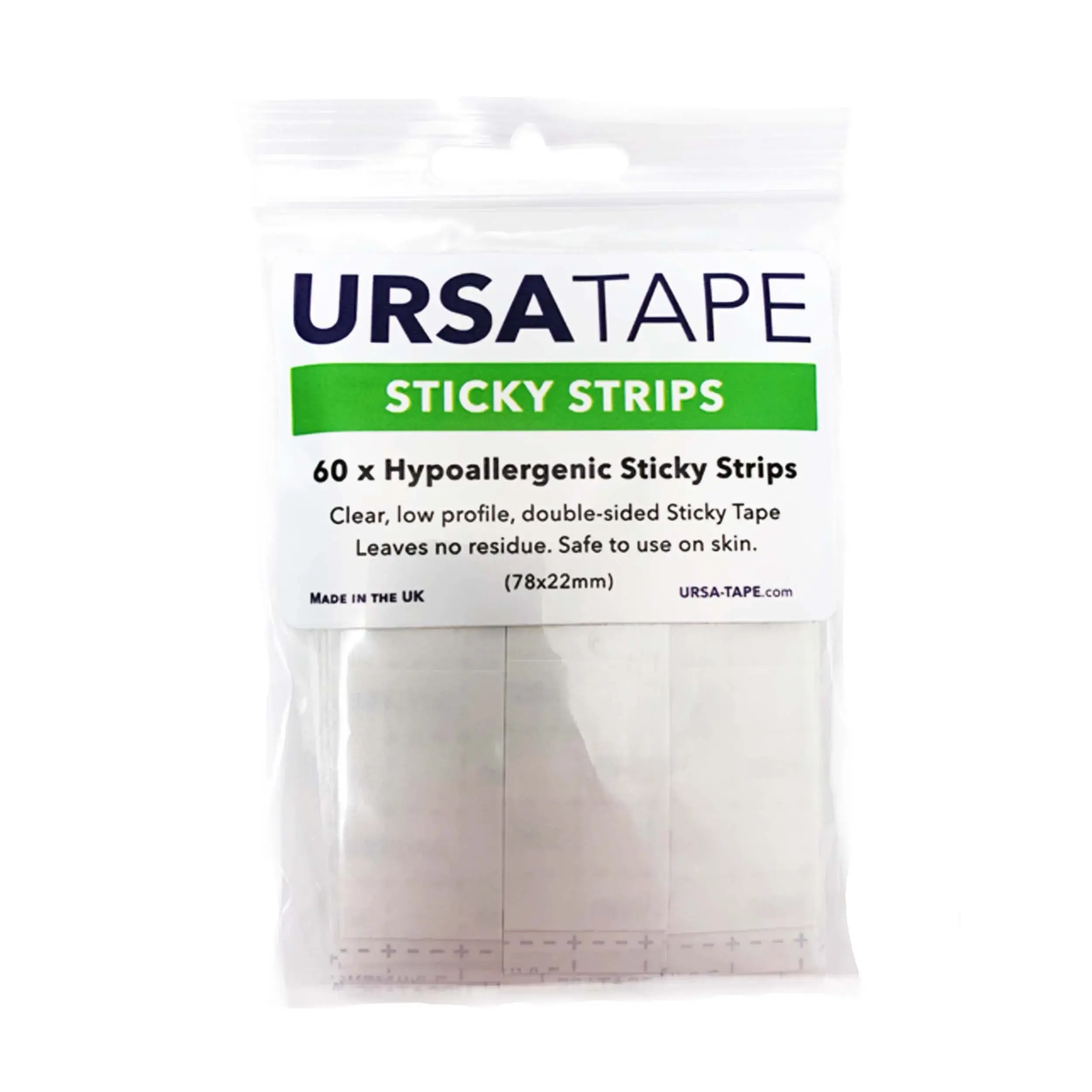 סט 60 מדבקות דביקות - רצועות Ursa Straps