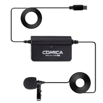 מיקרופון דש חיבור USB-C לטלפון חכם/מחשב Comica SIG.LAV V05UC