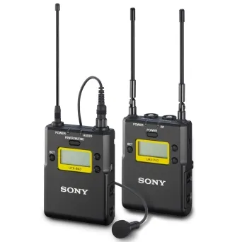 מערכת משדר מקלט הכולל מיקרופון צוואר Sony UWP-D11