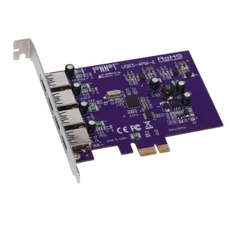 Sonnet USB3-4PM-E Allegro 4-Port USB 3.2 Gen 1 PCI Express Card