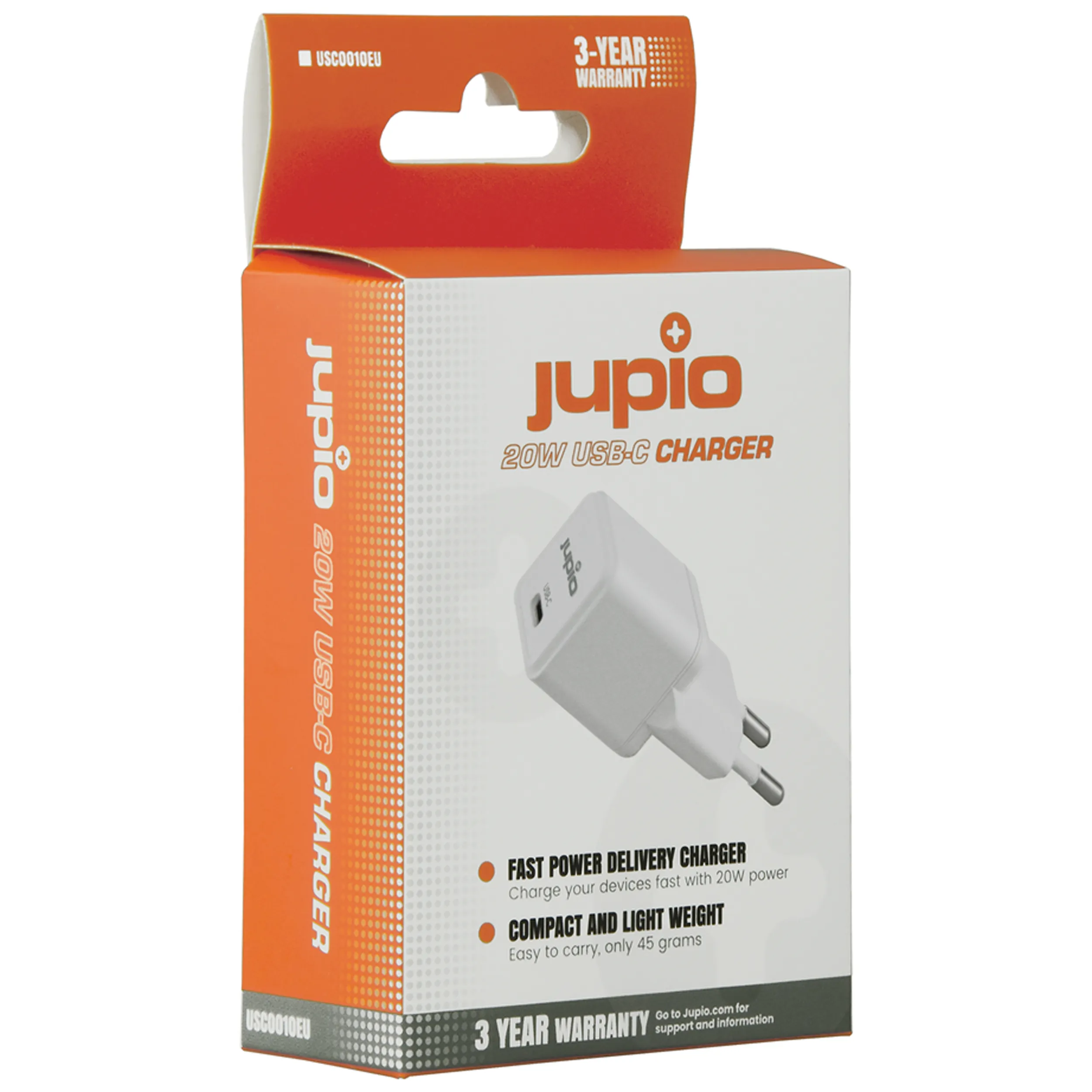 מטען קיר Jupio USB-C 20W